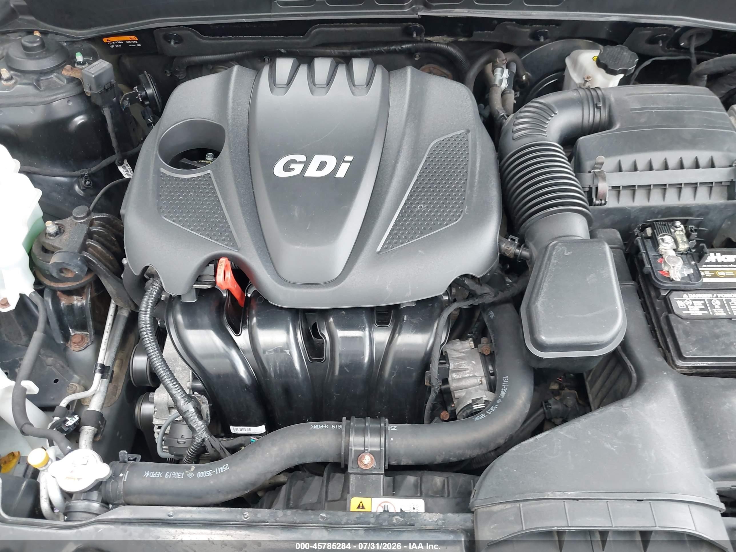 2014 Hyundai Sonata Gls Черный vin: 5NPEB4AC9EH839560