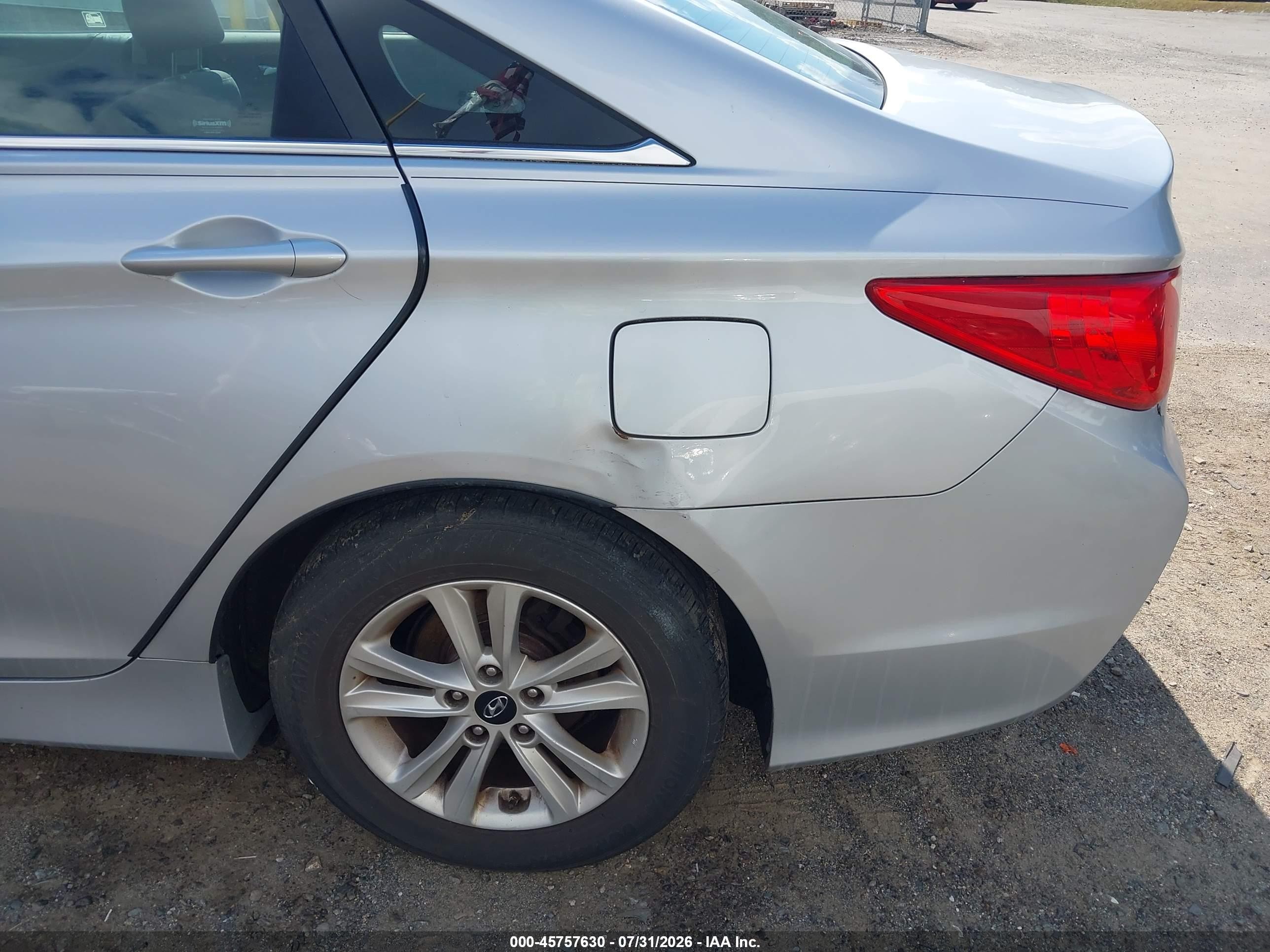 2014 Hyundai Sonata Gls Silver vin: 5NPEB4AC9EH842443