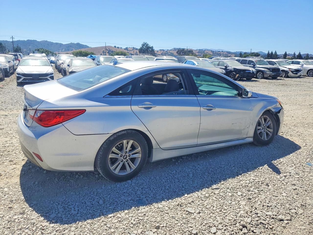 2014 Hyundai Sonata Gls Серый vin: 5NPEB4AC9EH848596