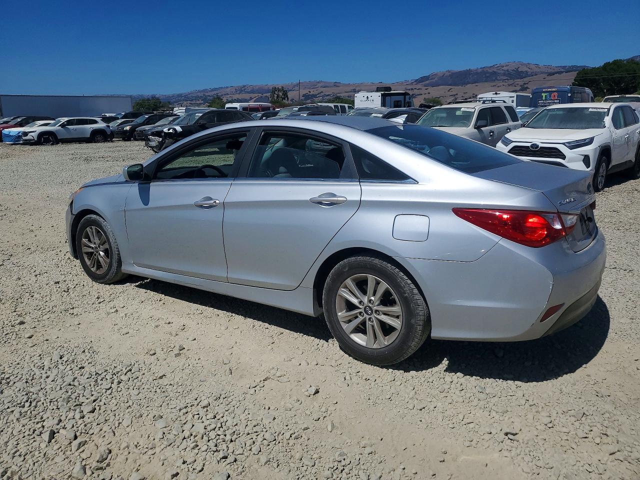 2014 Hyundai Sonata Gls Серый vin: 5NPEB4AC9EH848596