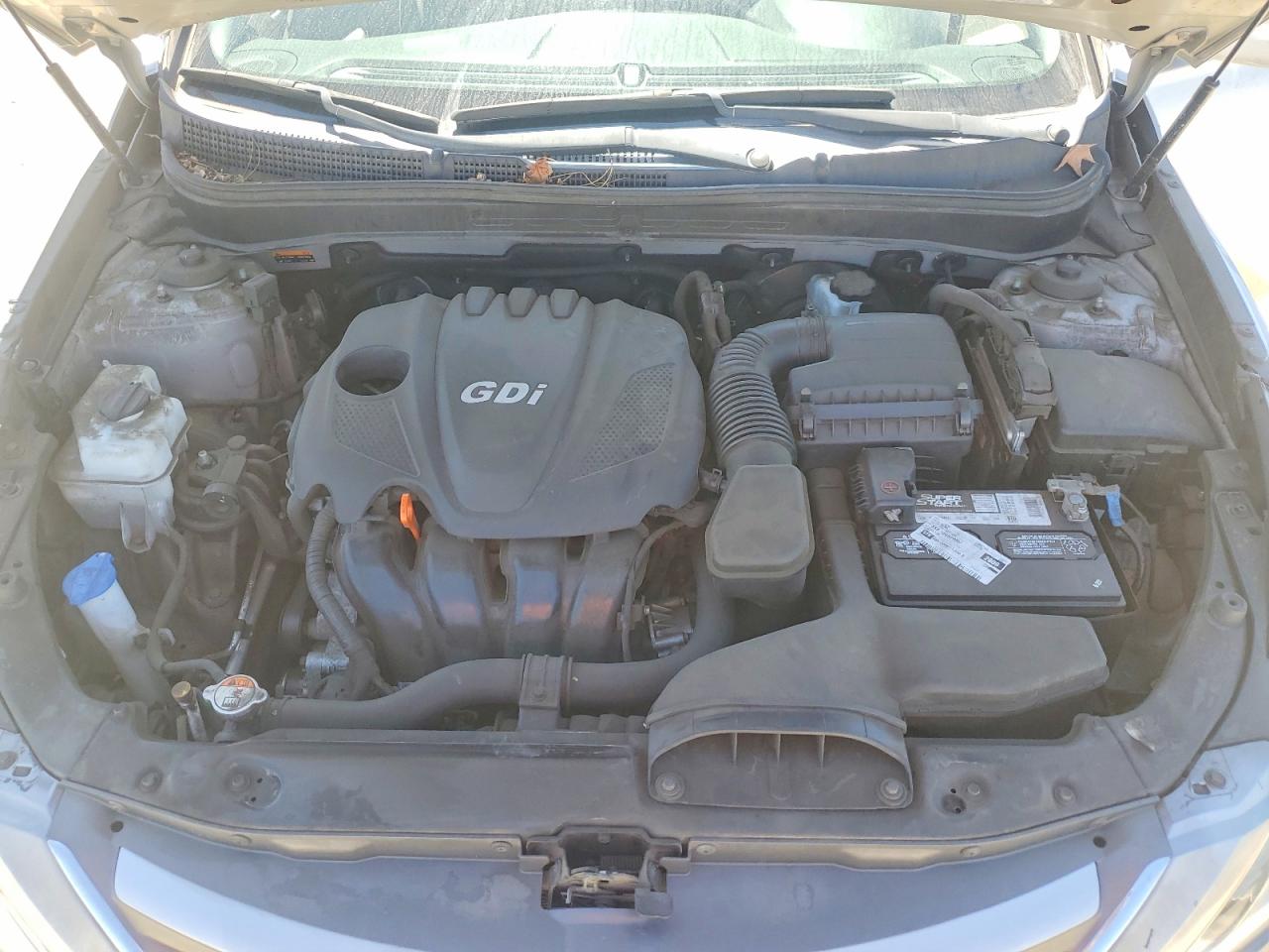 2014 Hyundai Sonata Gls Серый vin: 5NPEB4AC9EH848596