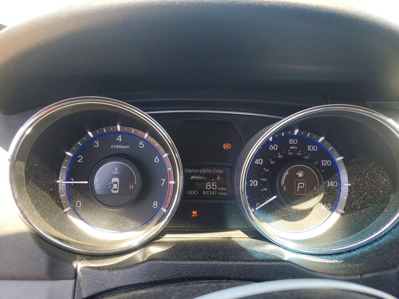 2014 Hyundai Sonata Gls Серый vin: 5NPEB4AC9EH848596