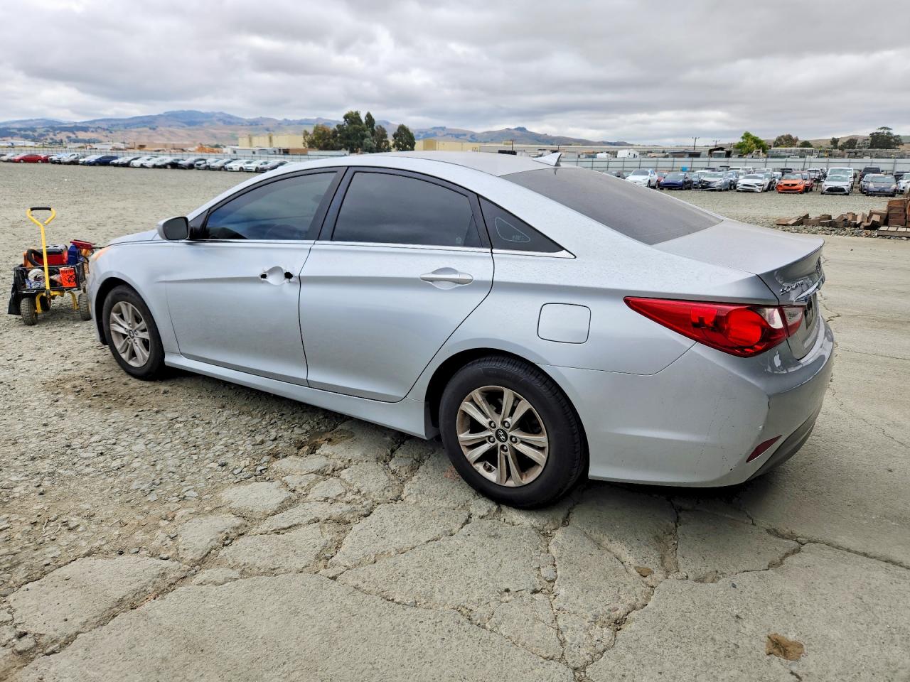 2014 Hyundai Sonata Gls Silver vin: 5NPEB4AC9EH851367