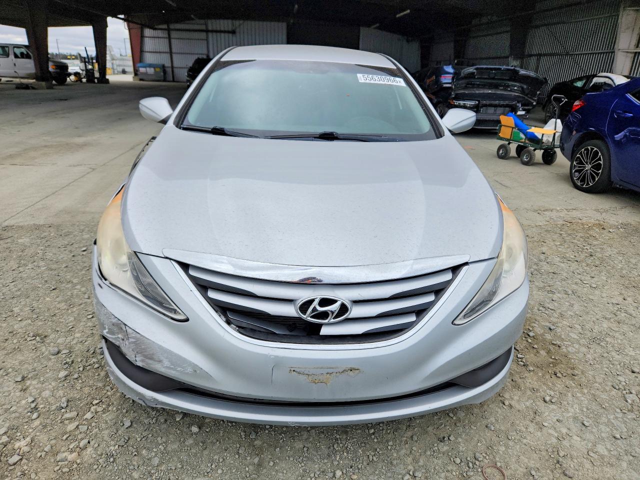 2014 Hyundai Sonata Gls Silver vin: 5NPEB4AC9EH851367