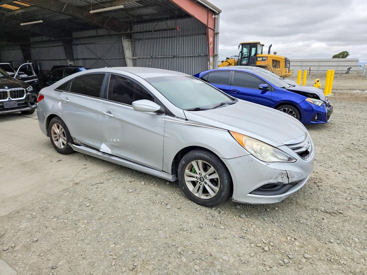 2014 Hyundai Sonata Gls Silver vin: 5NPEB4AC9EH851367