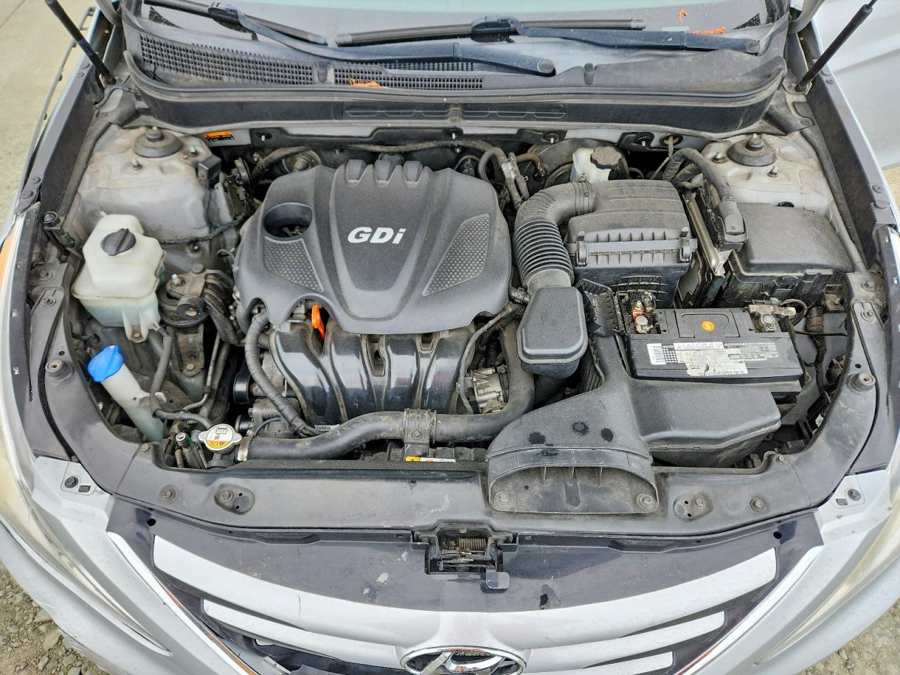 2014 Hyundai Sonata Gls Silver vin: 5NPEB4AC9EH851367