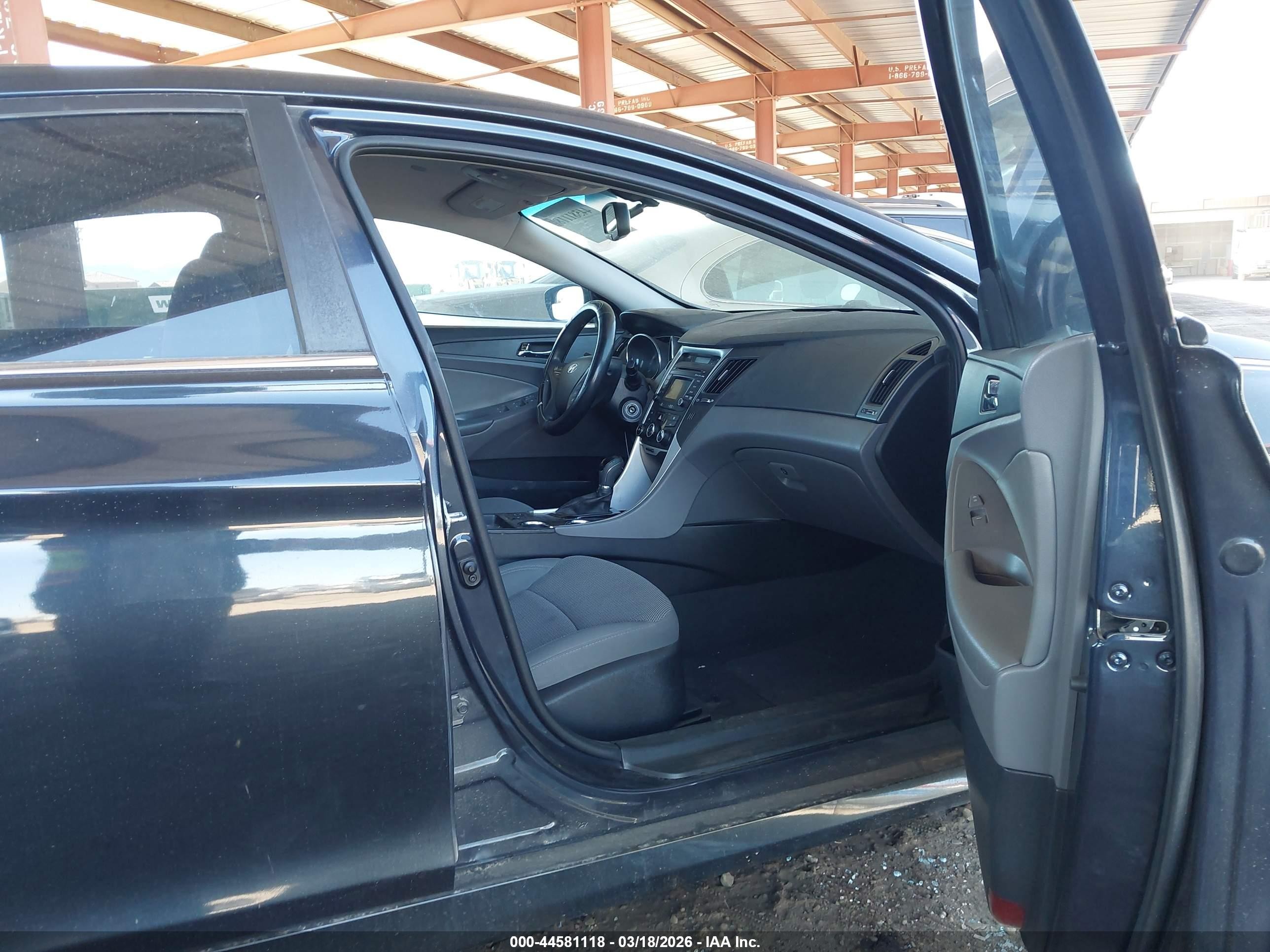 2014 Hyundai Sonata Gls Gray vin: 5NPEB4AC9EH853085