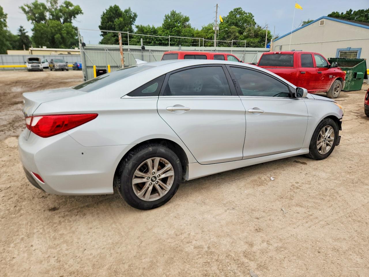 2014 Hyundai Sonata Gls Серебряный vin: 5NPEB4AC9EH860523