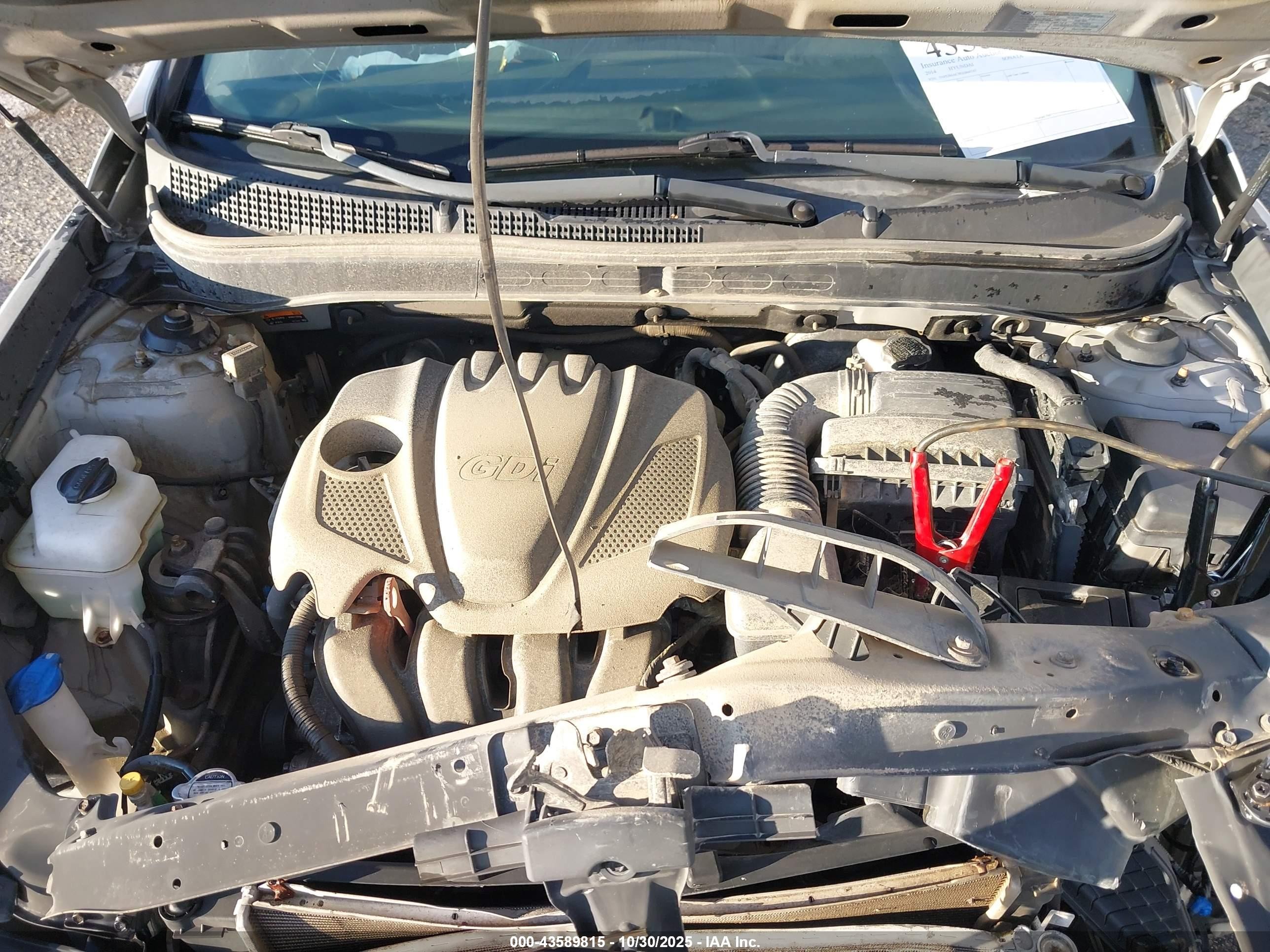 2014 Hyundai Sonata Gls Silver vin: 5NPEB4AC9EH860747