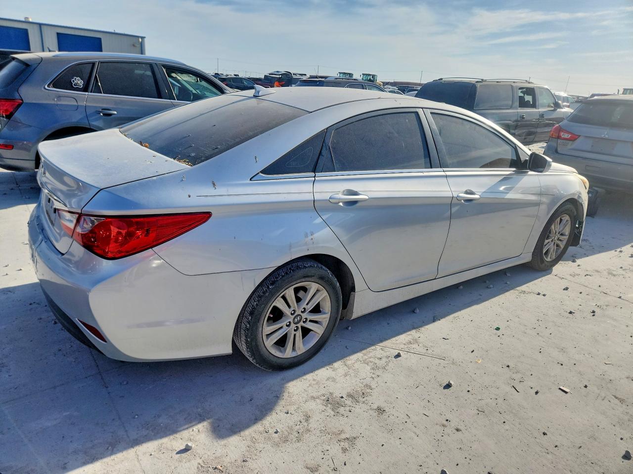 2014 Hyundai Sonata Gls Silver vin: 5NPEB4AC9EH860778