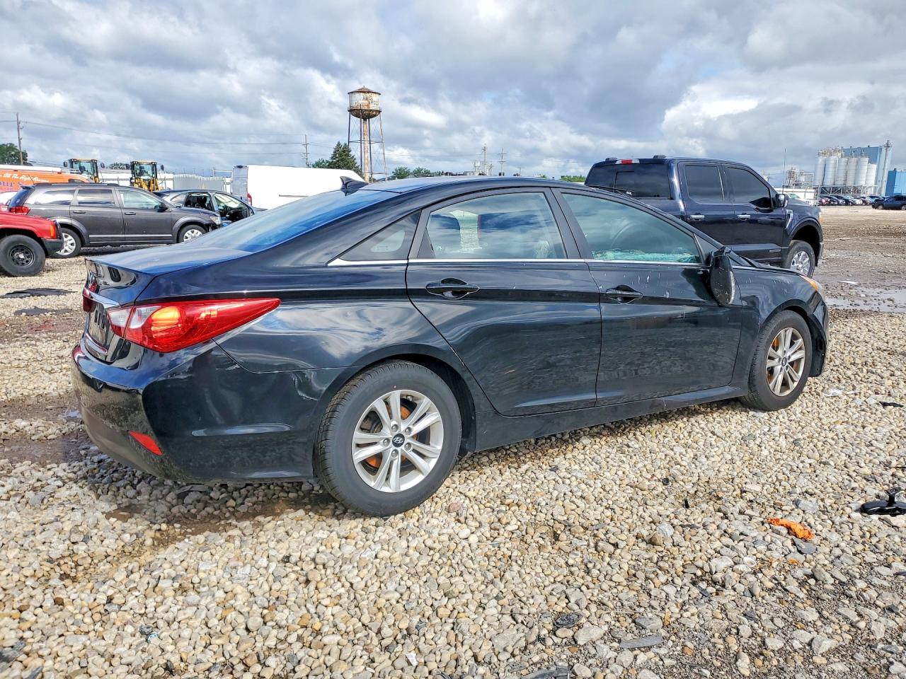 2014 Hyundai Sonata Gls Black vin: 5NPEB4AC9EH871313