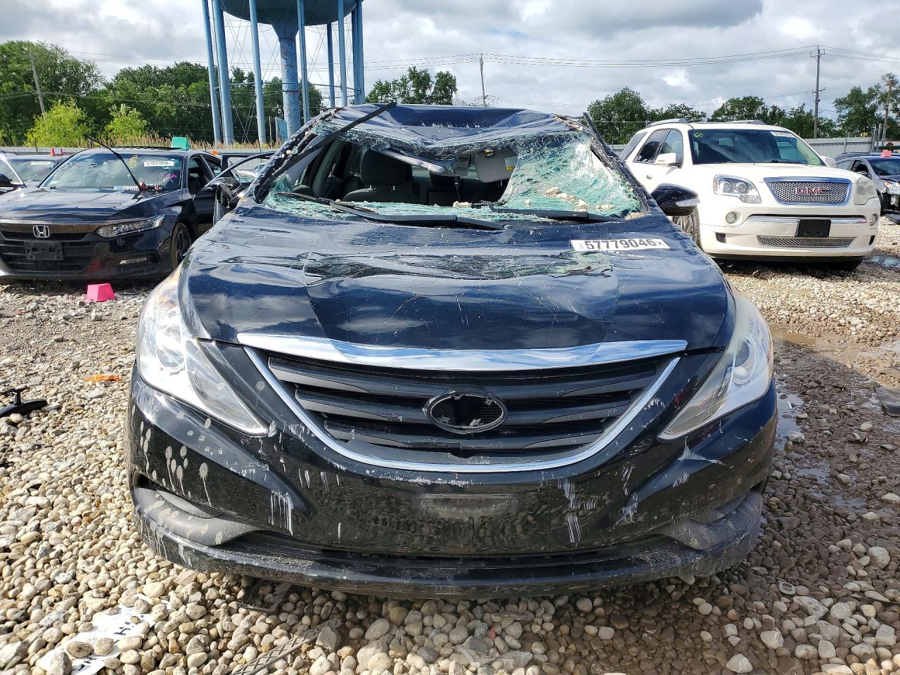 2014 Hyundai Sonata Gls Black vin: 5NPEB4AC9EH871313