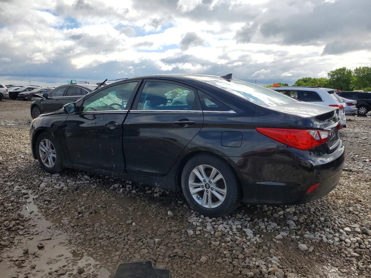 2014 Hyundai Sonata Gls Black vin: 5NPEB4AC9EH871313