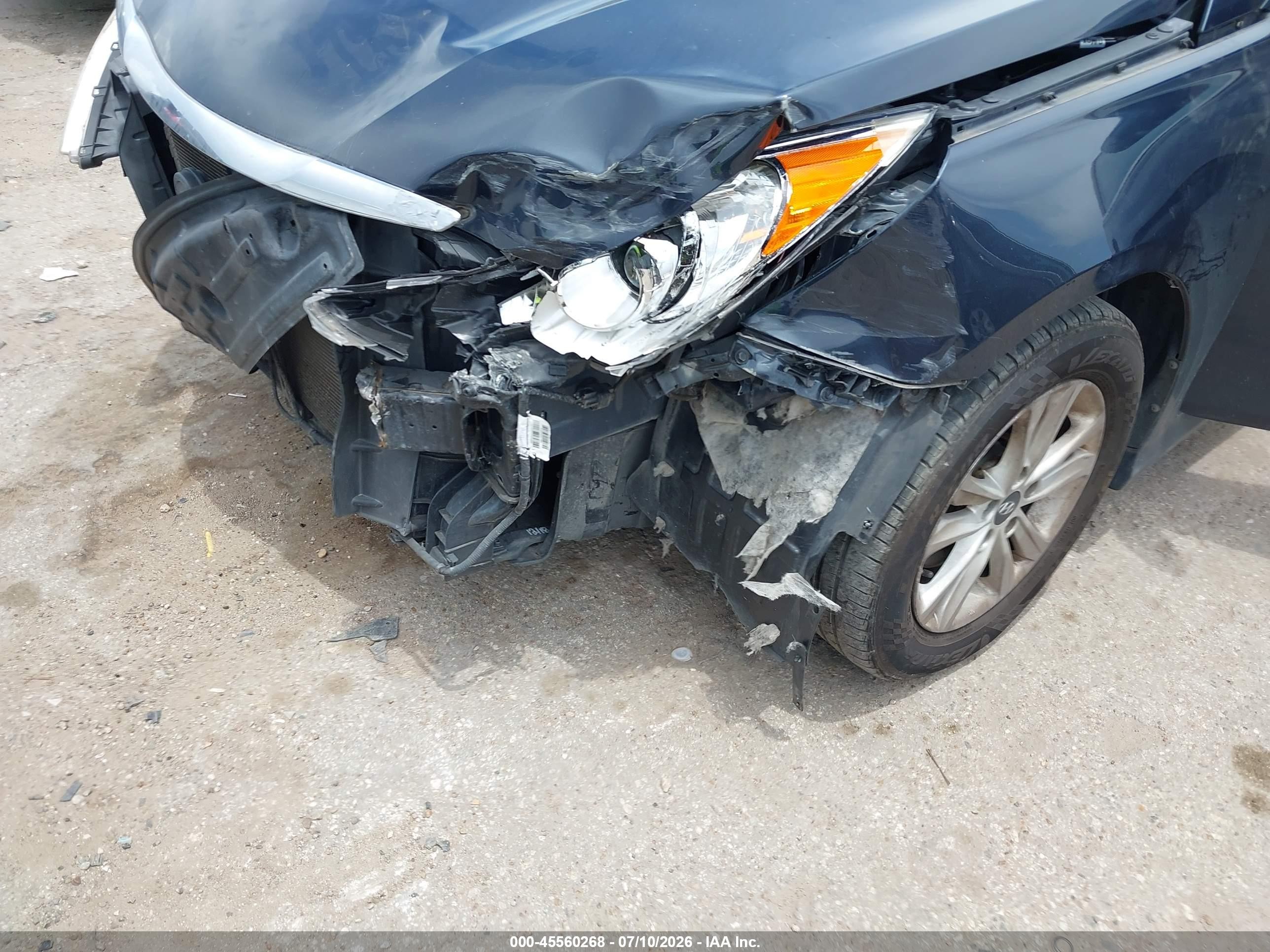 2014 Hyundai Sonata Gls Gray vin: 5NPEB4AC9EH871442