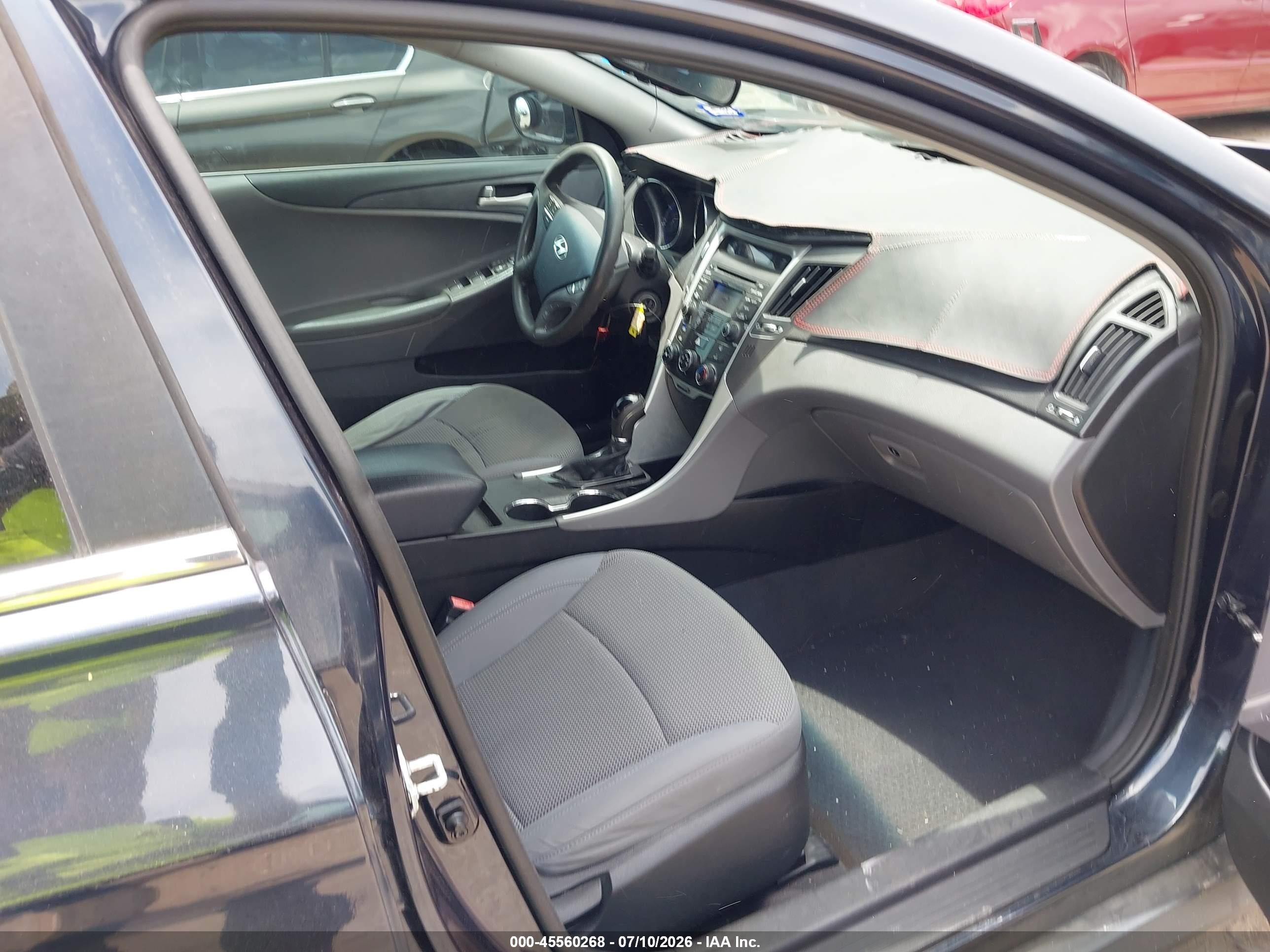 2014 Hyundai Sonata Gls Gray vin: 5NPEB4AC9EH871442