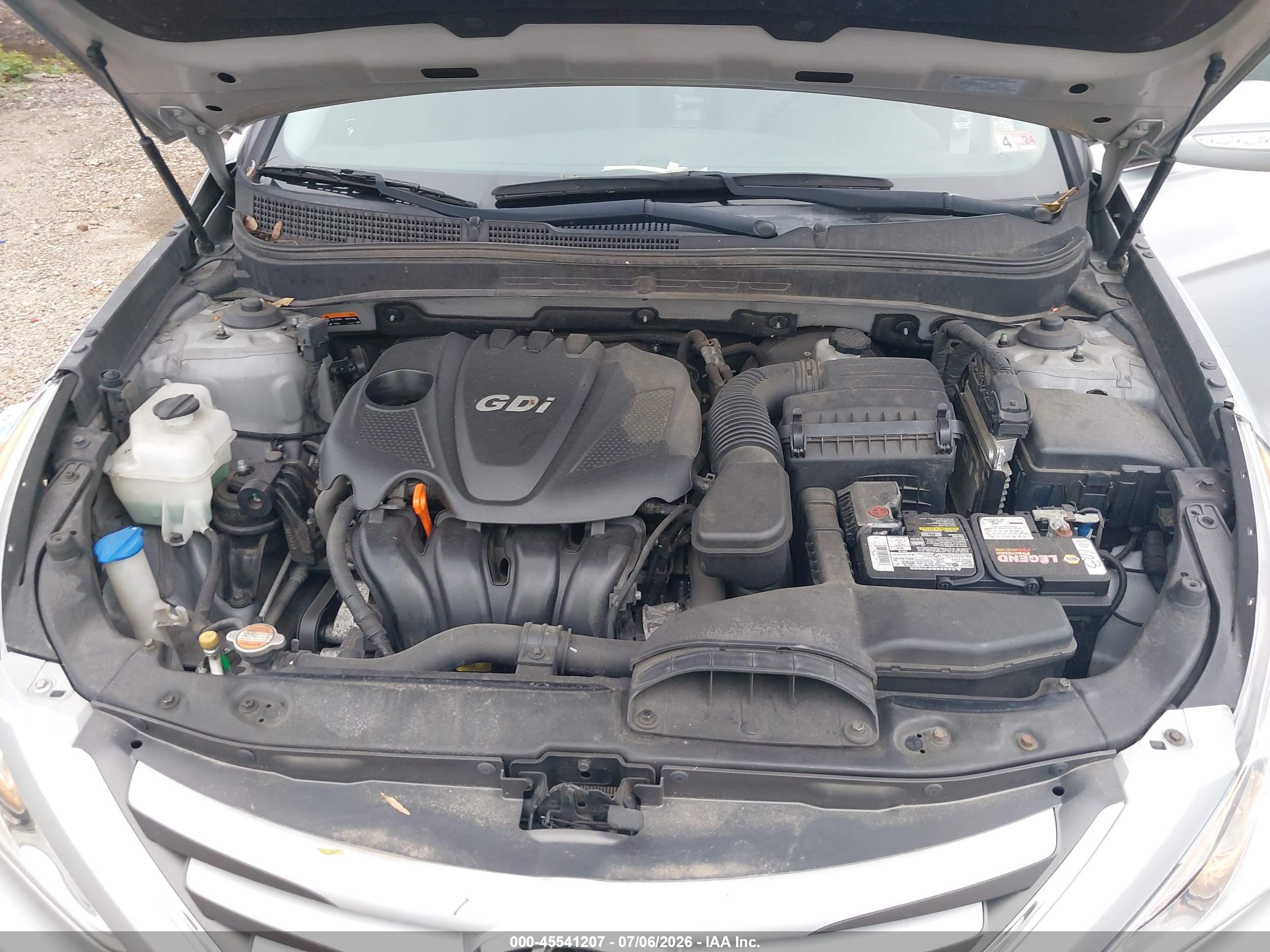 2014 Hyundai Sonata Gls Silver vin: 5NPEB4AC9EH876396