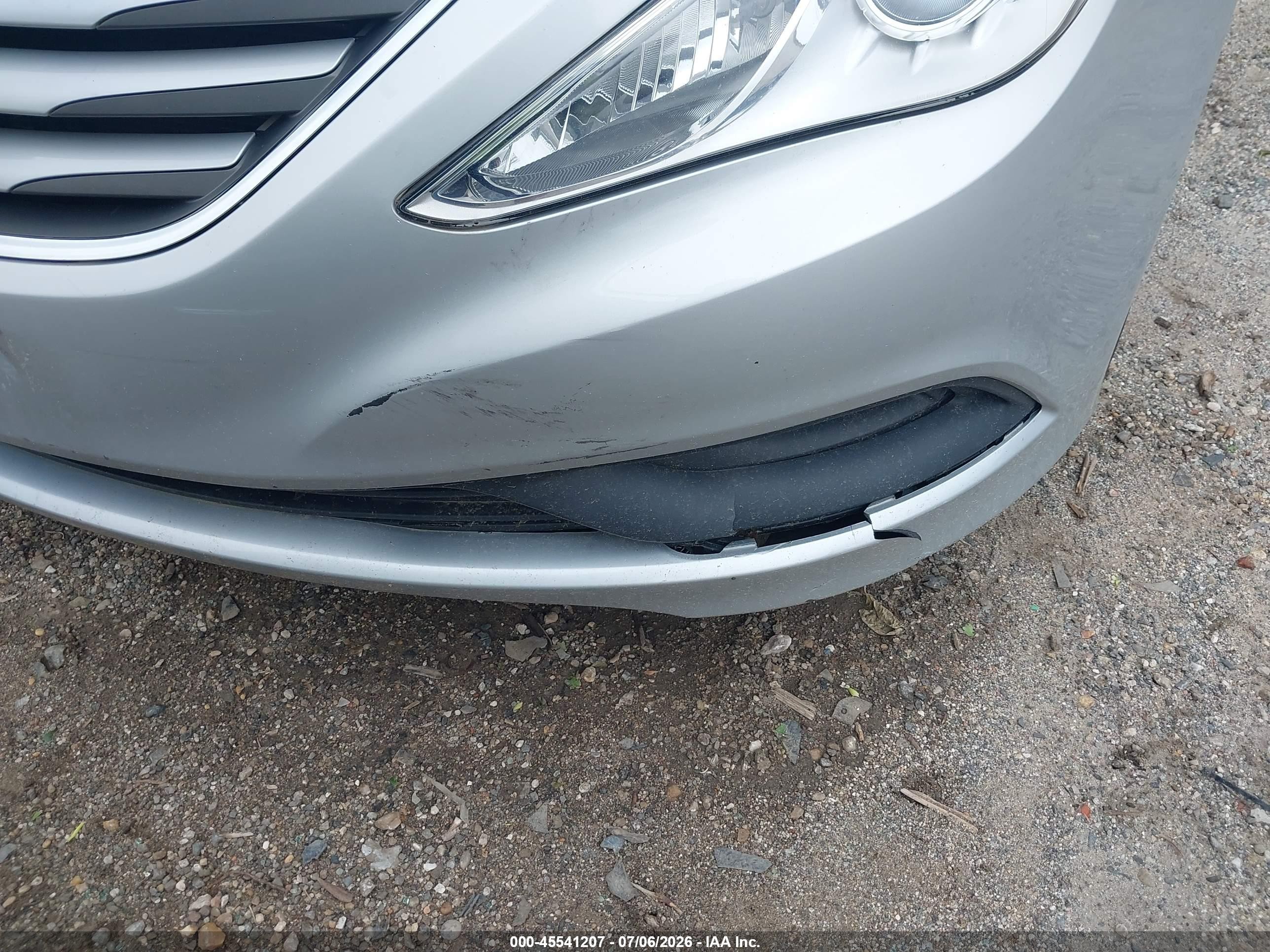 2014 Hyundai Sonata Gls Silver vin: 5NPEB4AC9EH876396