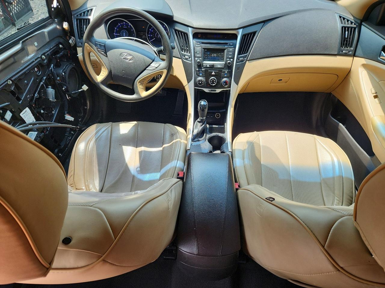 2014 Hyundai Sonata Gls Brown vin: 5NPEB4AC9EH877127
