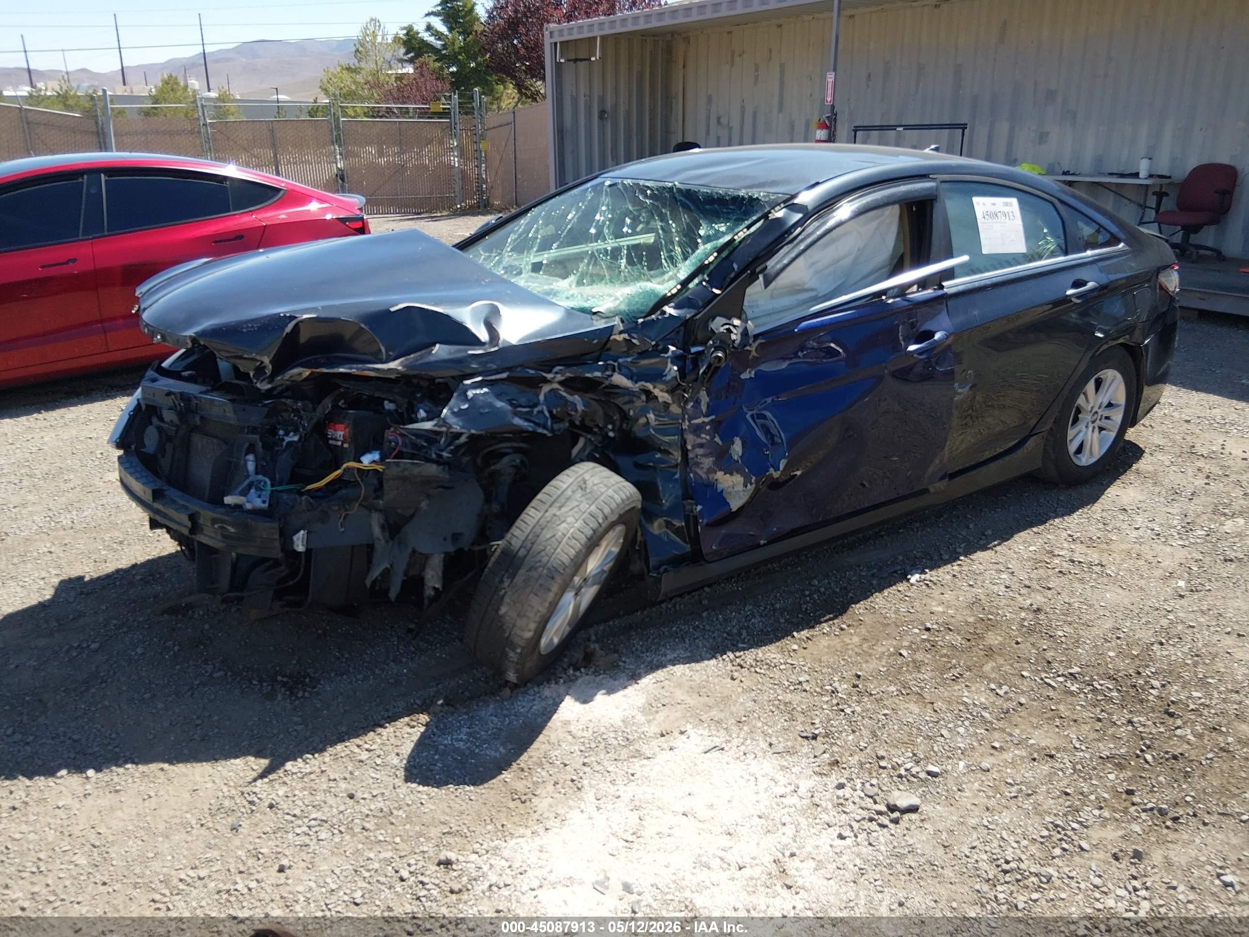 2014 Hyundai Sonata Gls Black vin: 5NPEB4AC9EH881646