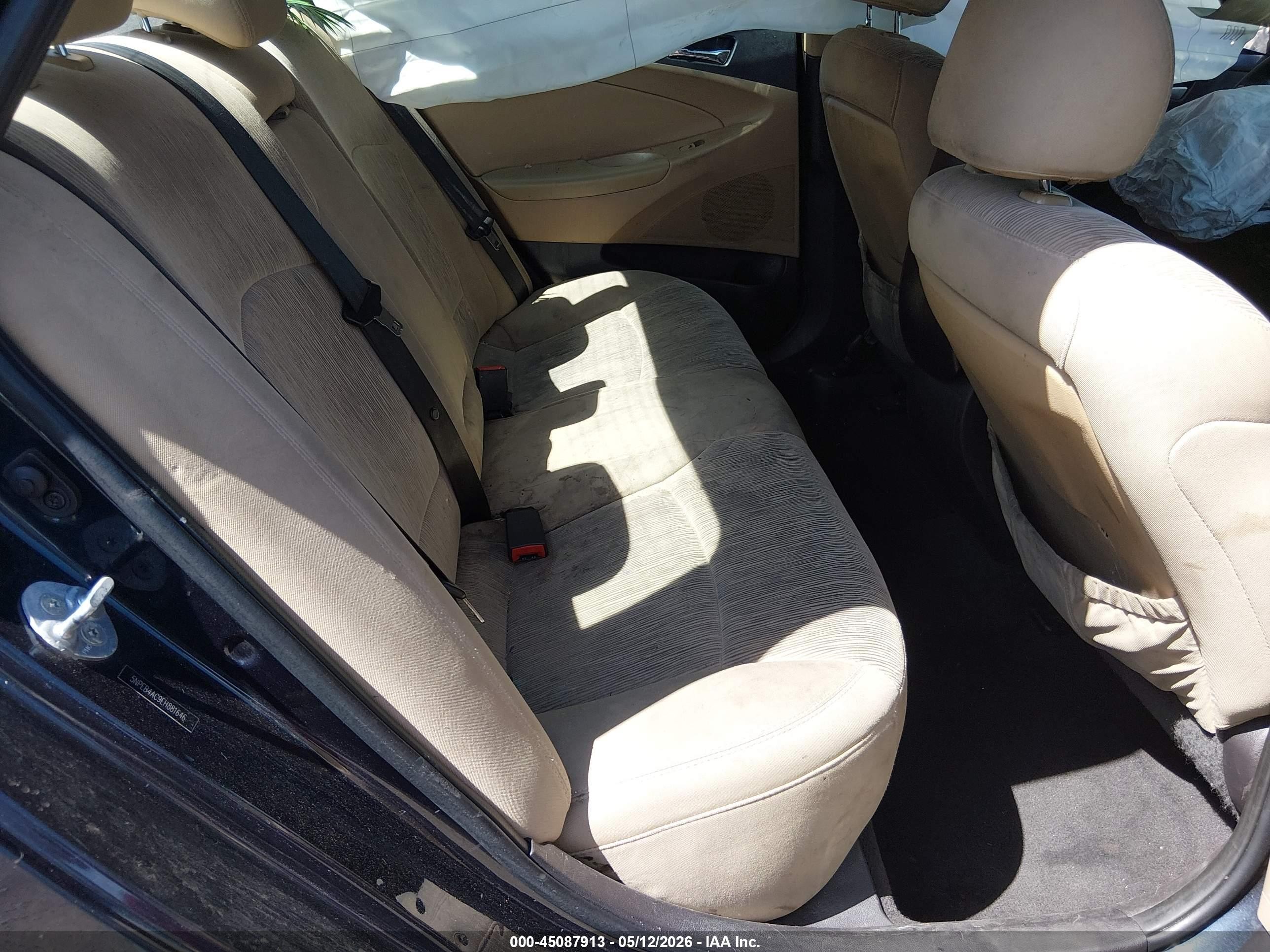 2014 Hyundai Sonata Gls Black vin: 5NPEB4AC9EH881646