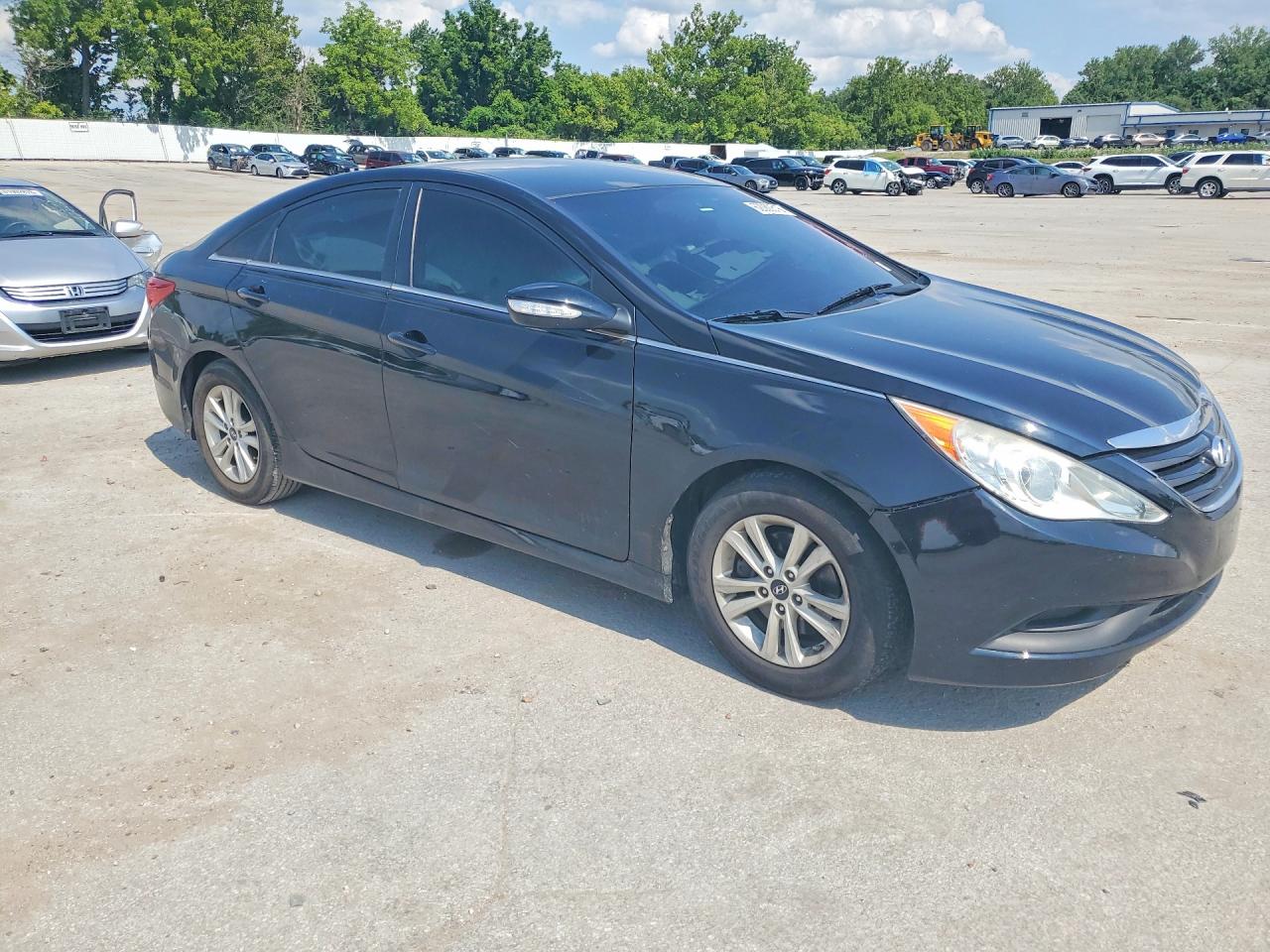 2014 Hyundai Sonata Gls Black vin: 5NPEB4AC9EH882618
