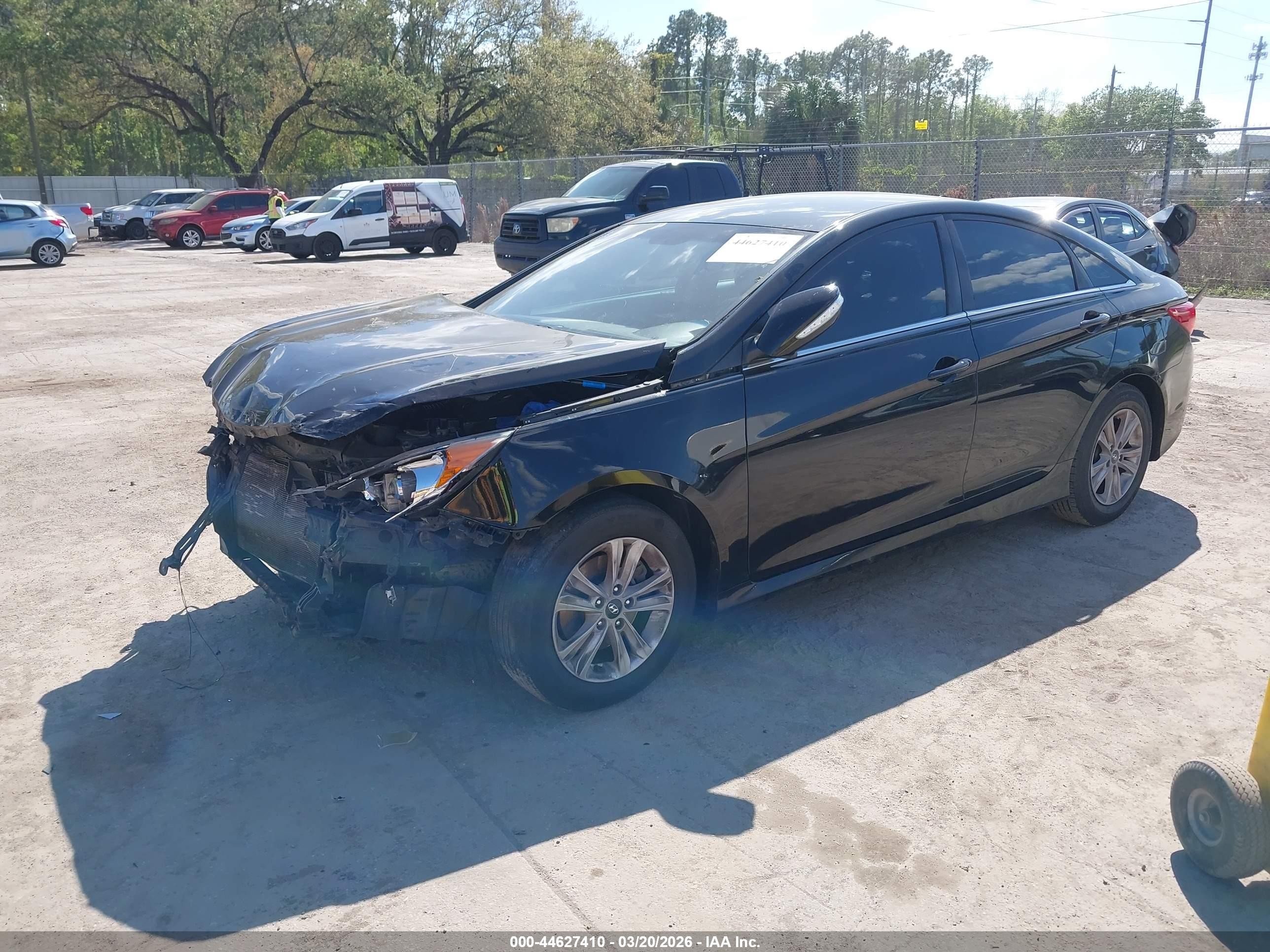 2014 Hyundai Sonata Gls Black vin: 5NPEB4AC9EH886071