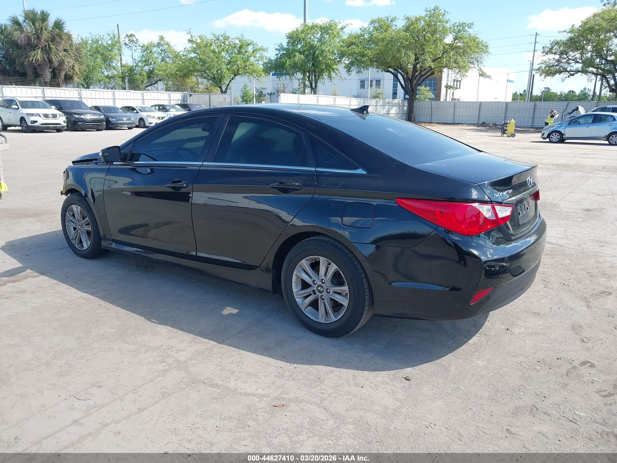 2014 Hyundai Sonata Gls Black vin: 5NPEB4AC9EH886071