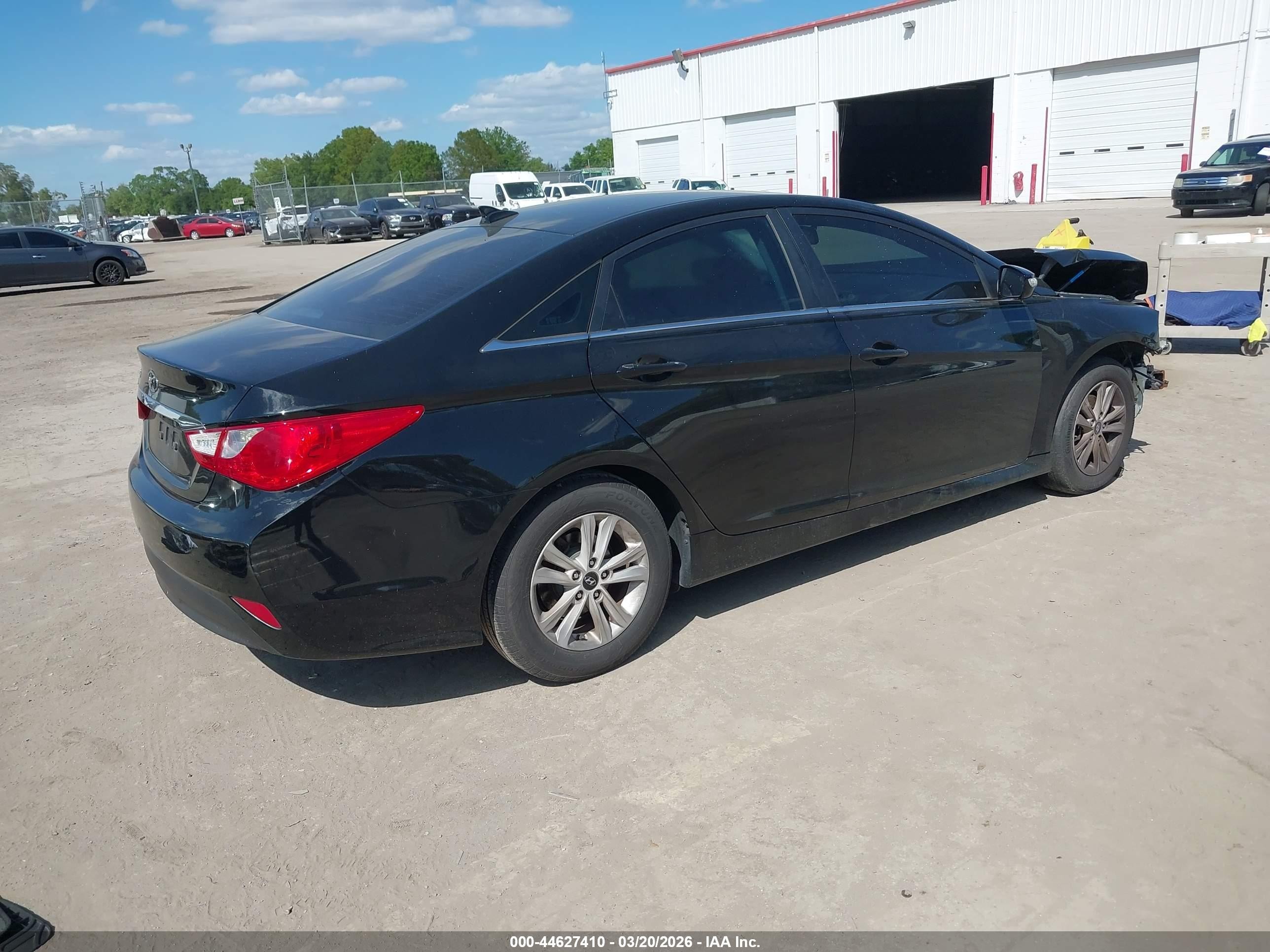 2014 Hyundai Sonata Gls Black vin: 5NPEB4AC9EH886071