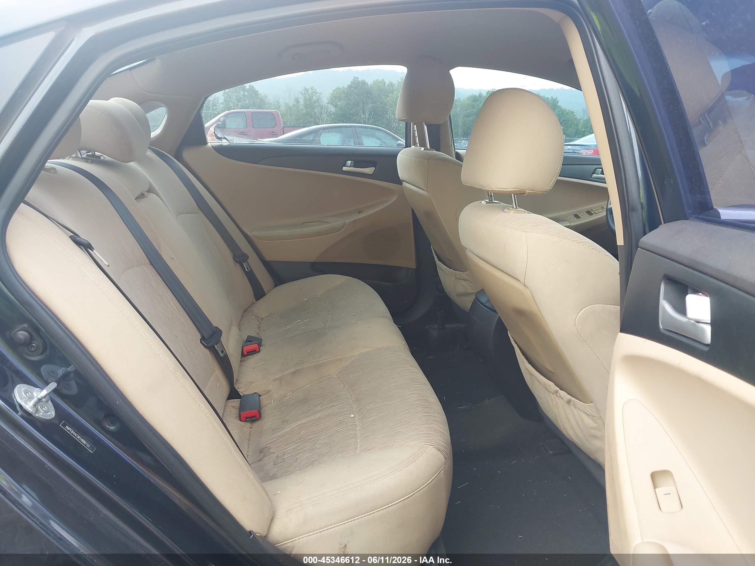 2014 Hyundai Sonata Gls Синий vin: 5NPEB4AC9EH886152