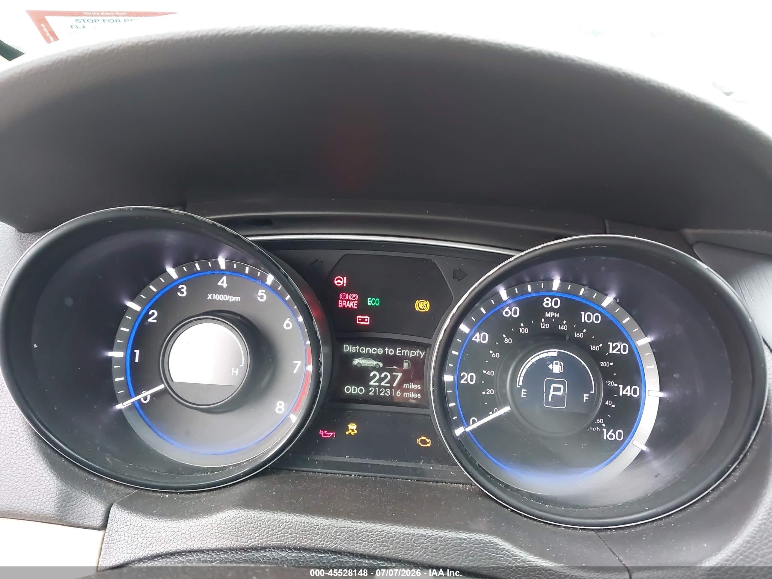 2014 Hyundai Sonata Gls Dark Blue vin: 5NPEB4AC9EH886152
