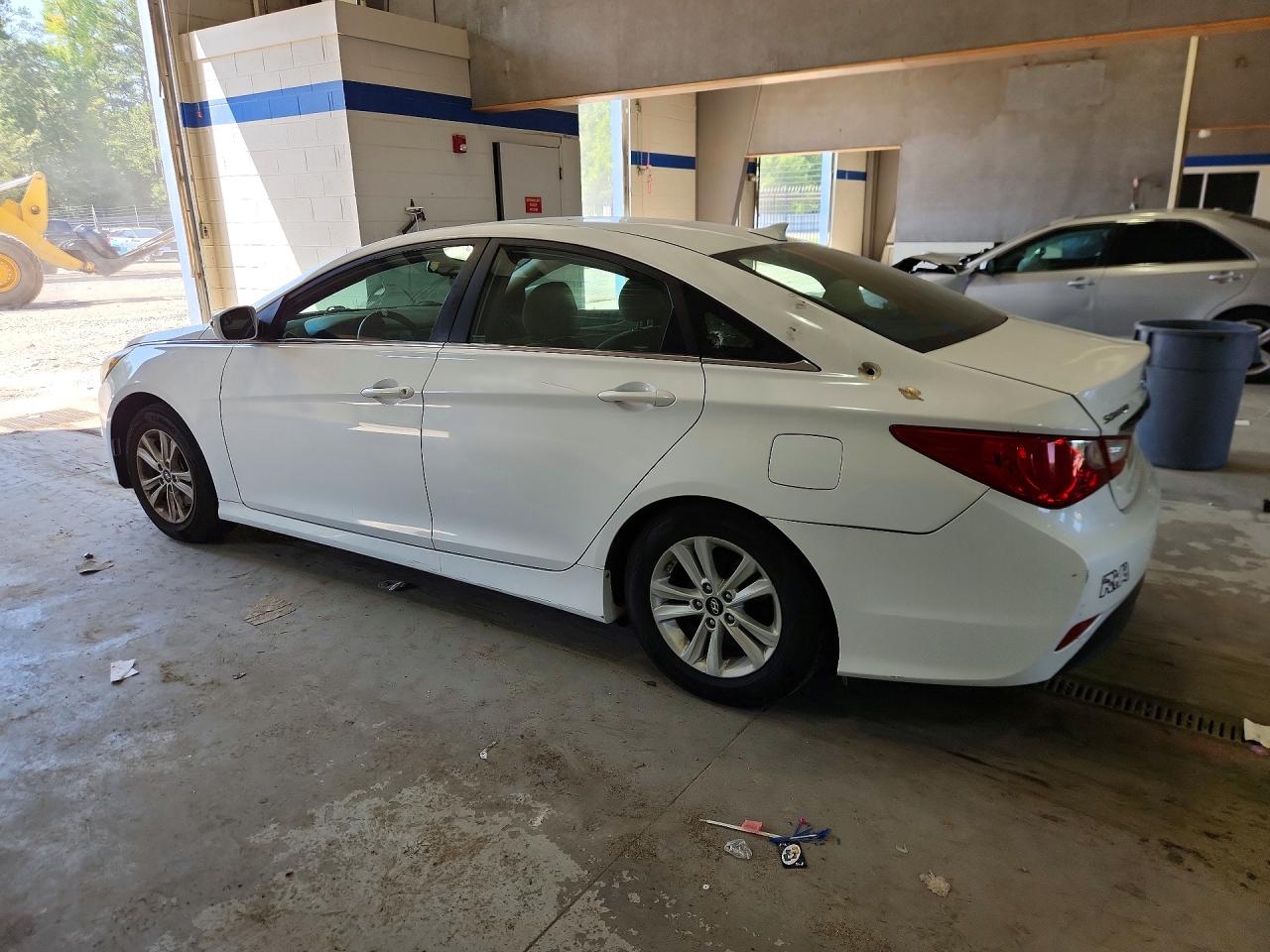2014 Hyundai Sonata Gls White vin: 5NPEB4AC9EH886362