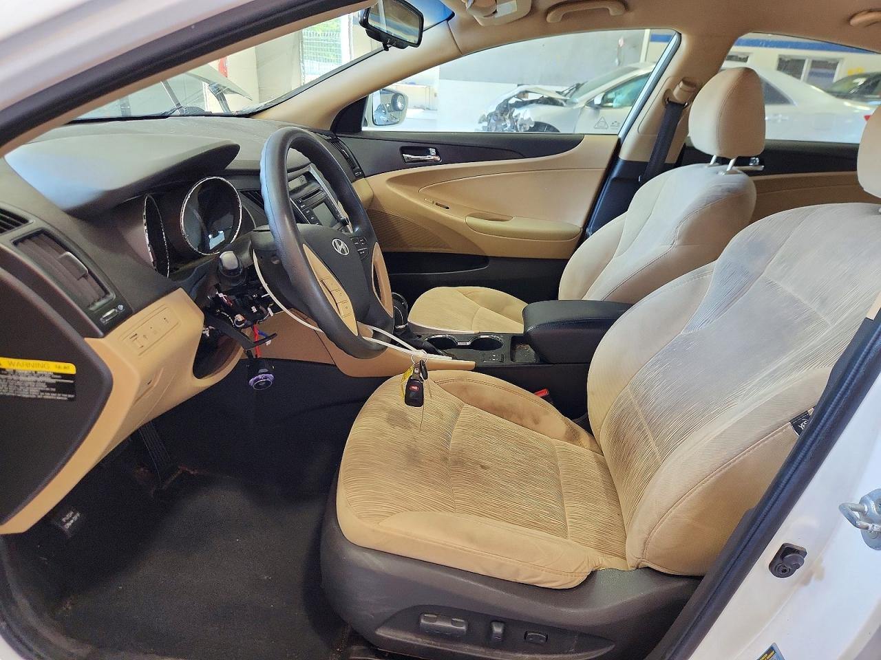 2014 Hyundai Sonata Gls White vin: 5NPEB4AC9EH886362