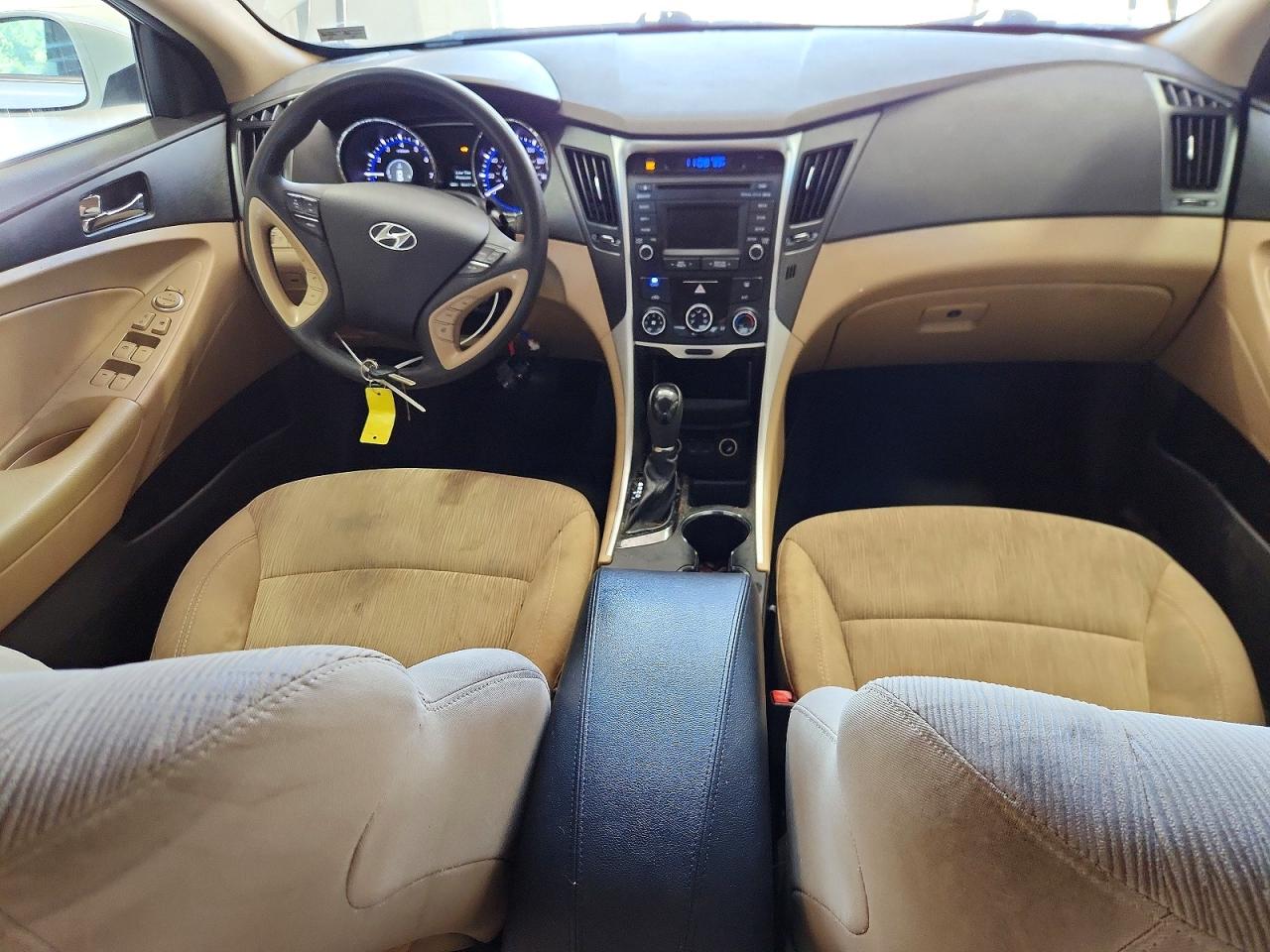 2014 Hyundai Sonata Gls White vin: 5NPEB4AC9EH886362