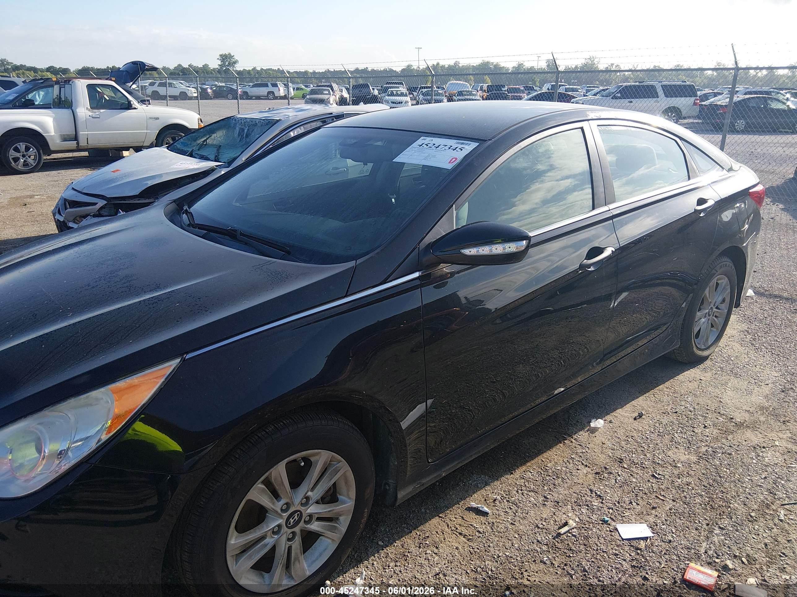 2014 Hyundai Sonata Gls Black vin: 5NPEB4AC9EH893957