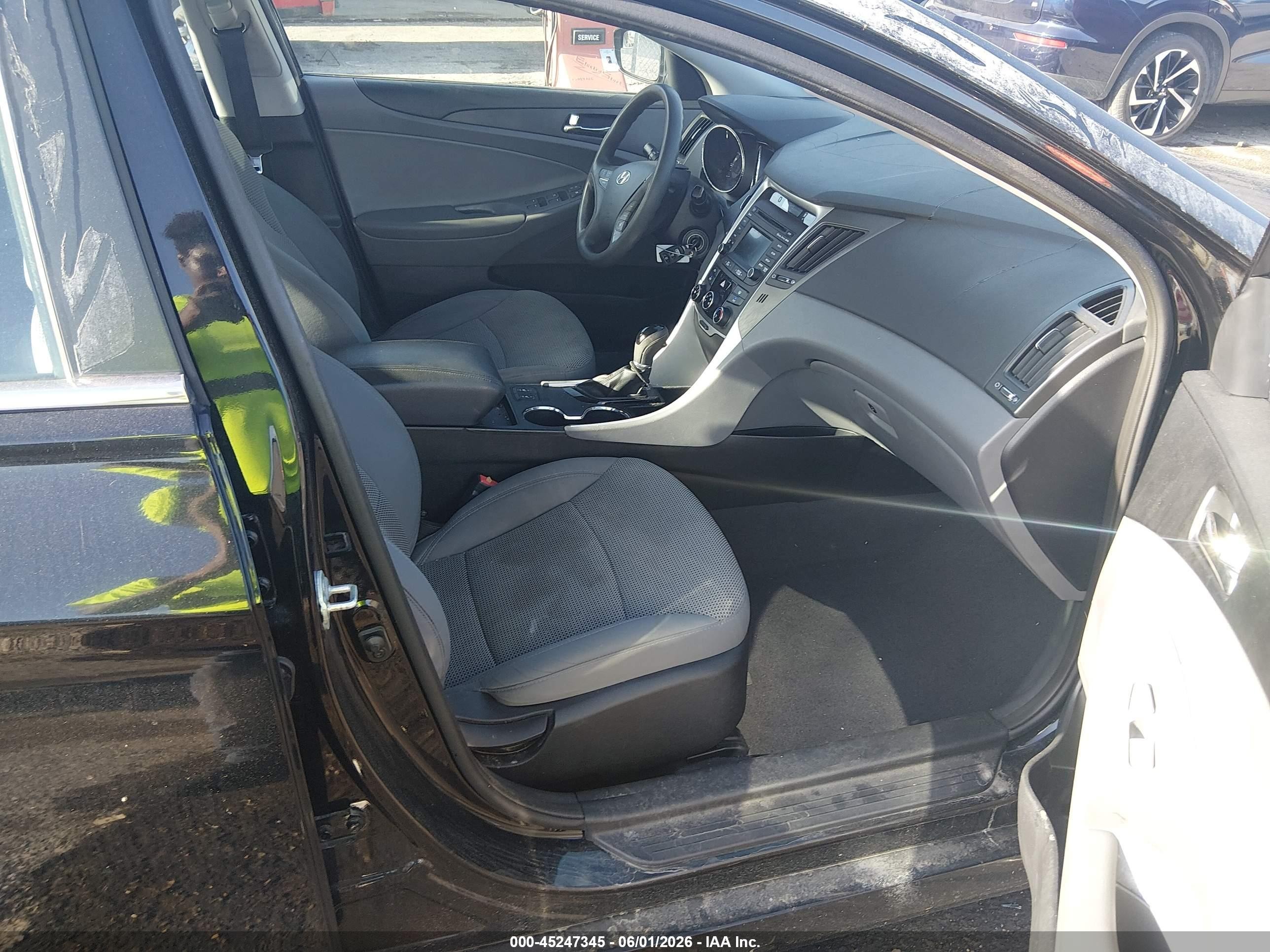 2014 Hyundai Sonata Gls Black vin: 5NPEB4AC9EH893957