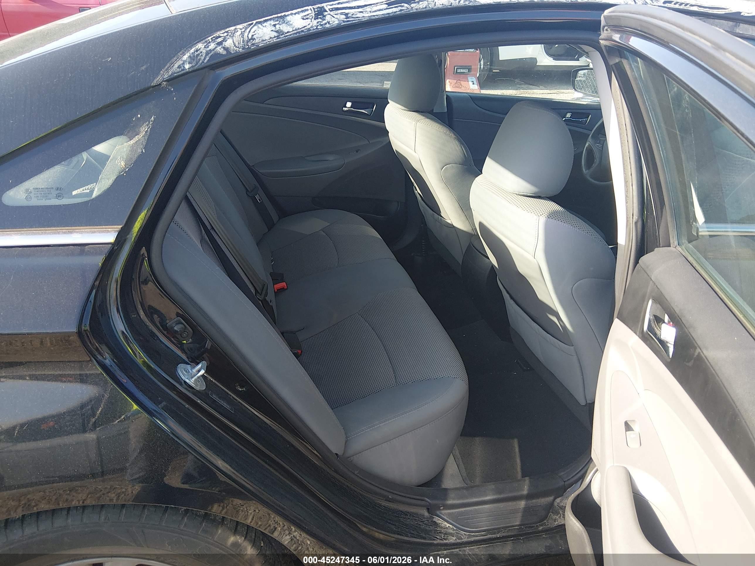 2014 Hyundai Sonata Gls Black vin: 5NPEB4AC9EH893957
