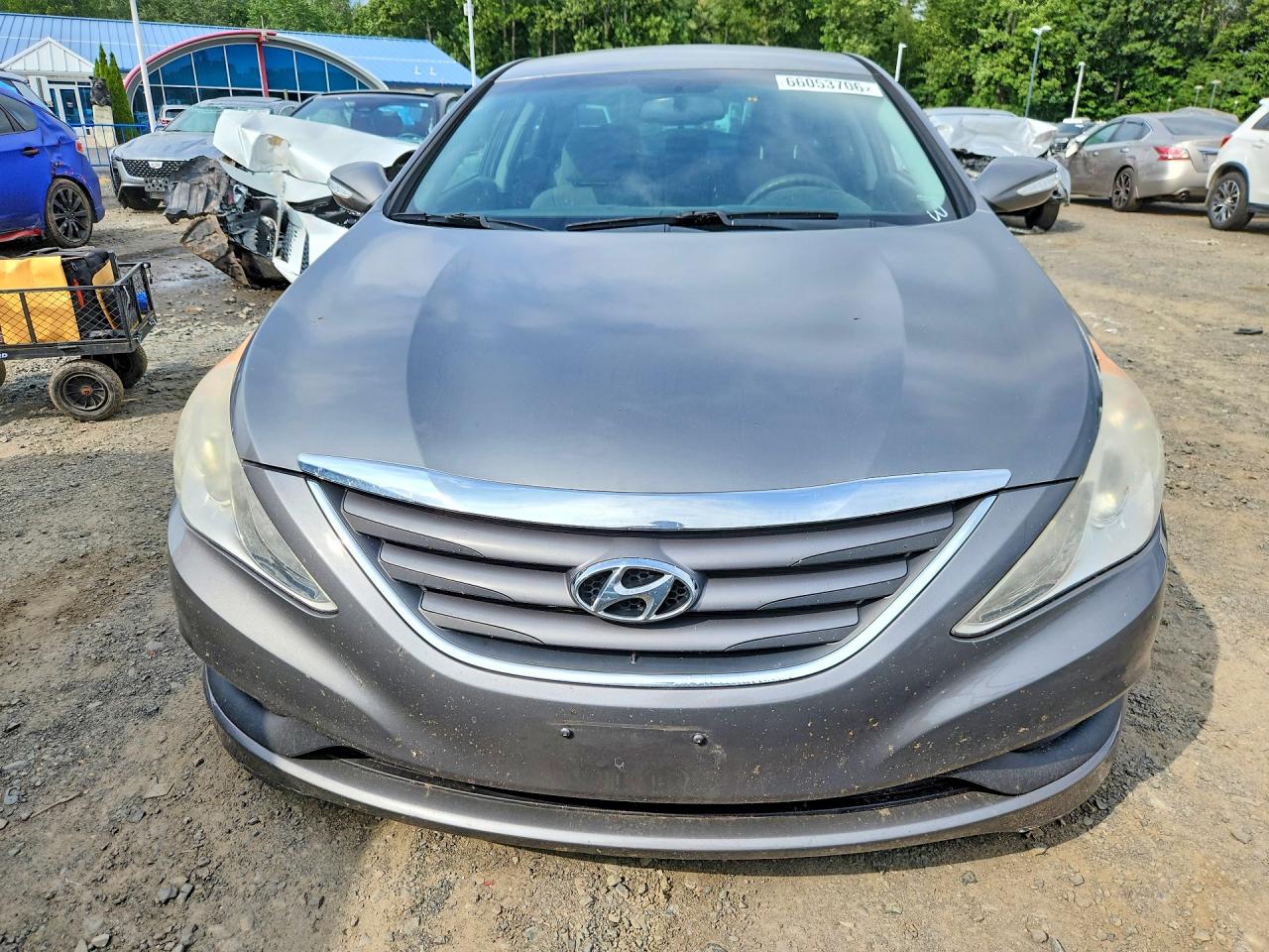2014 Hyundai Sonata Gls Gray vin: 5NPEB4AC9EH897796