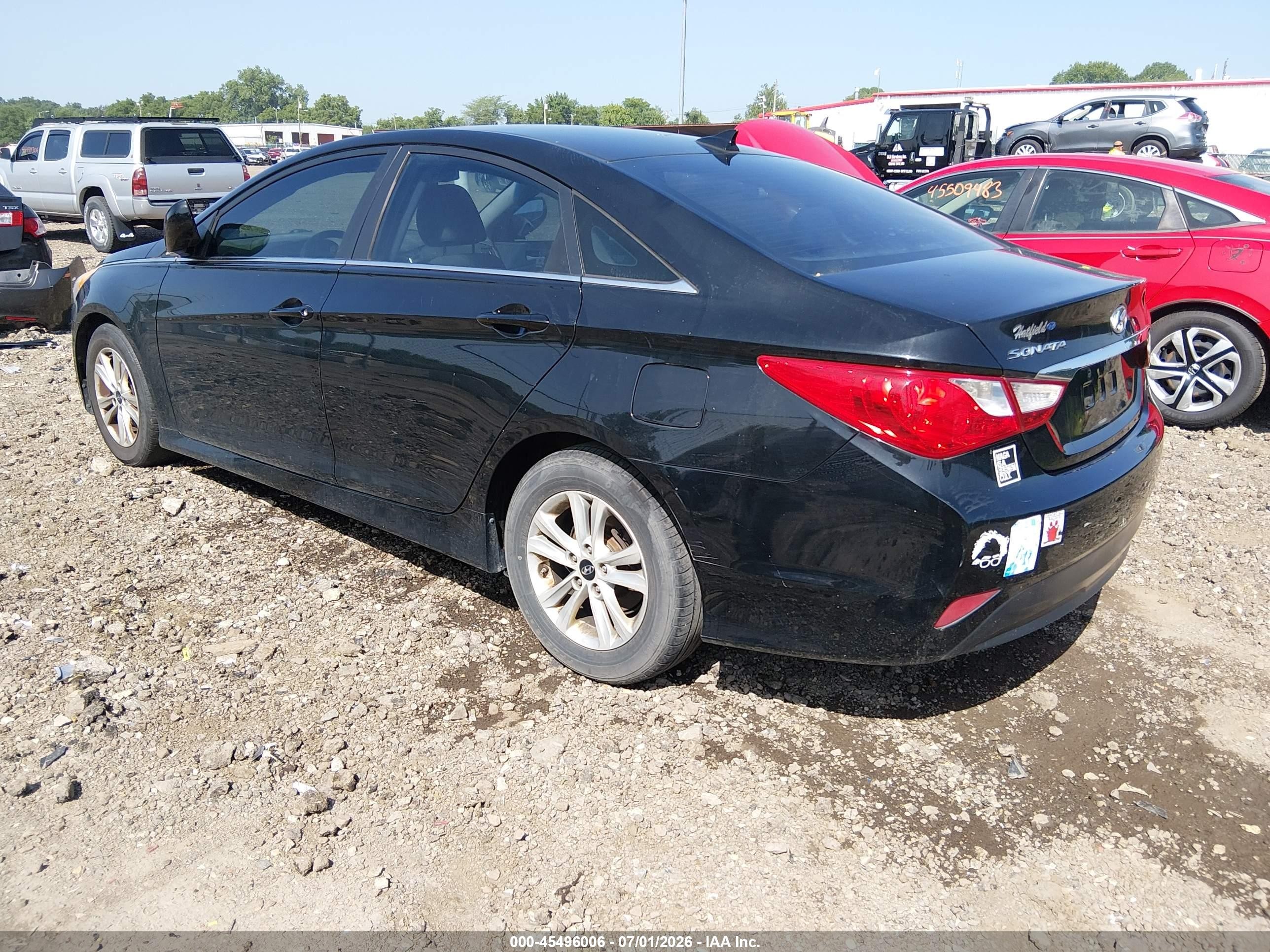 2014 Hyundai Sonata Gls Black vin: 5NPEB4AC9EH902883