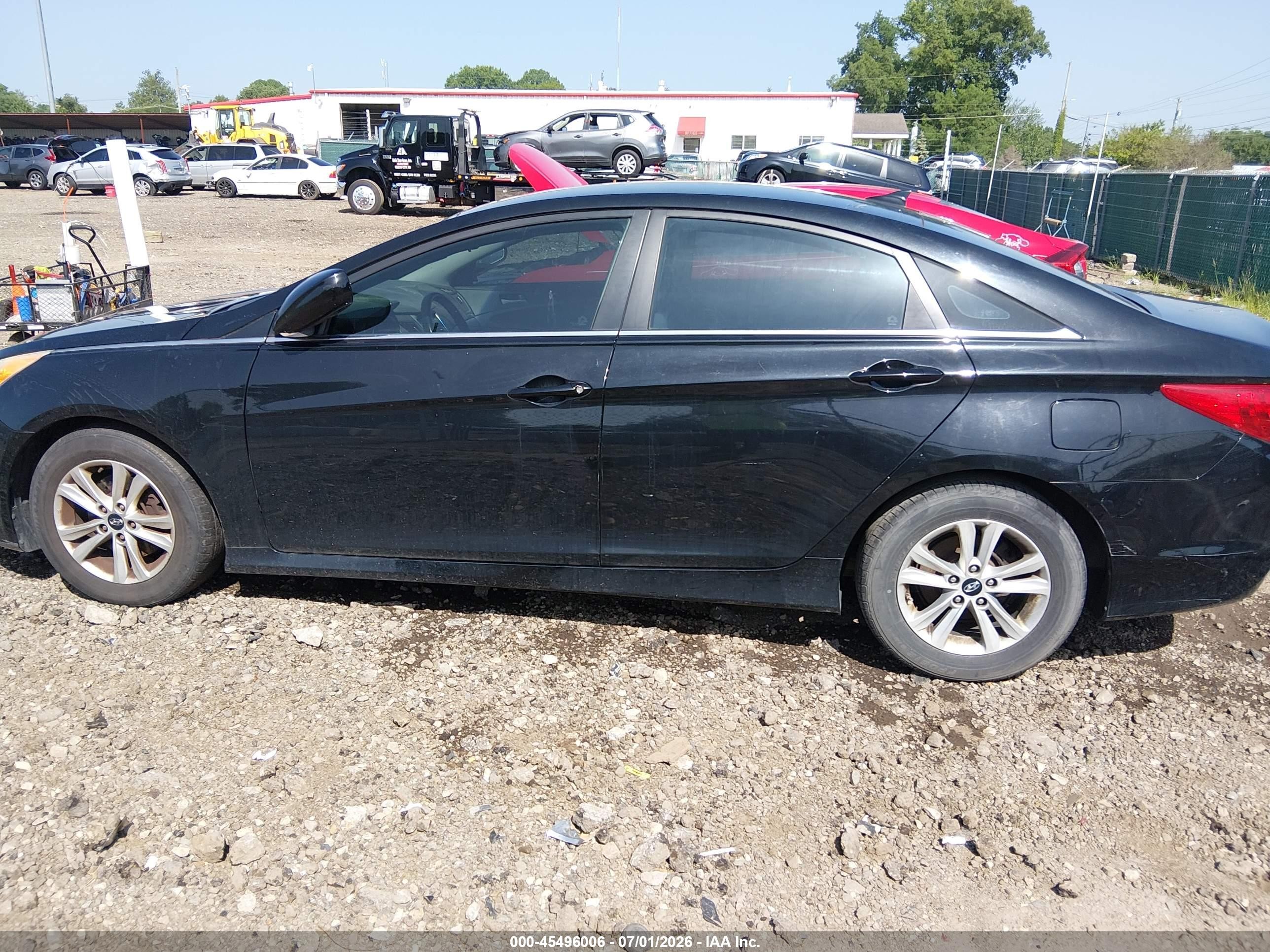 2014 Hyundai Sonata Gls Black vin: 5NPEB4AC9EH902883