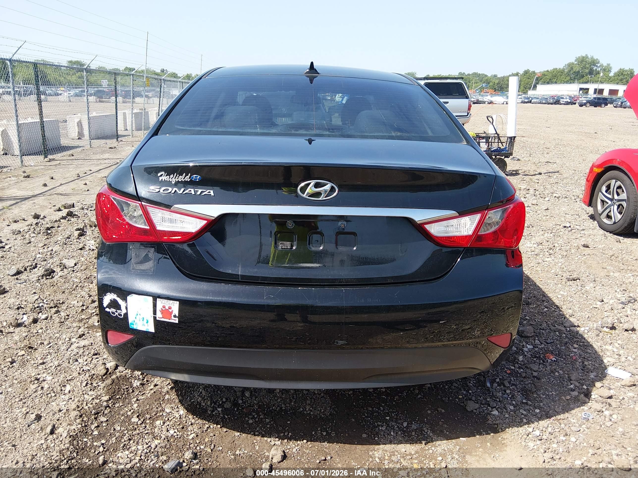 2014 Hyundai Sonata Gls Black vin: 5NPEB4AC9EH902883