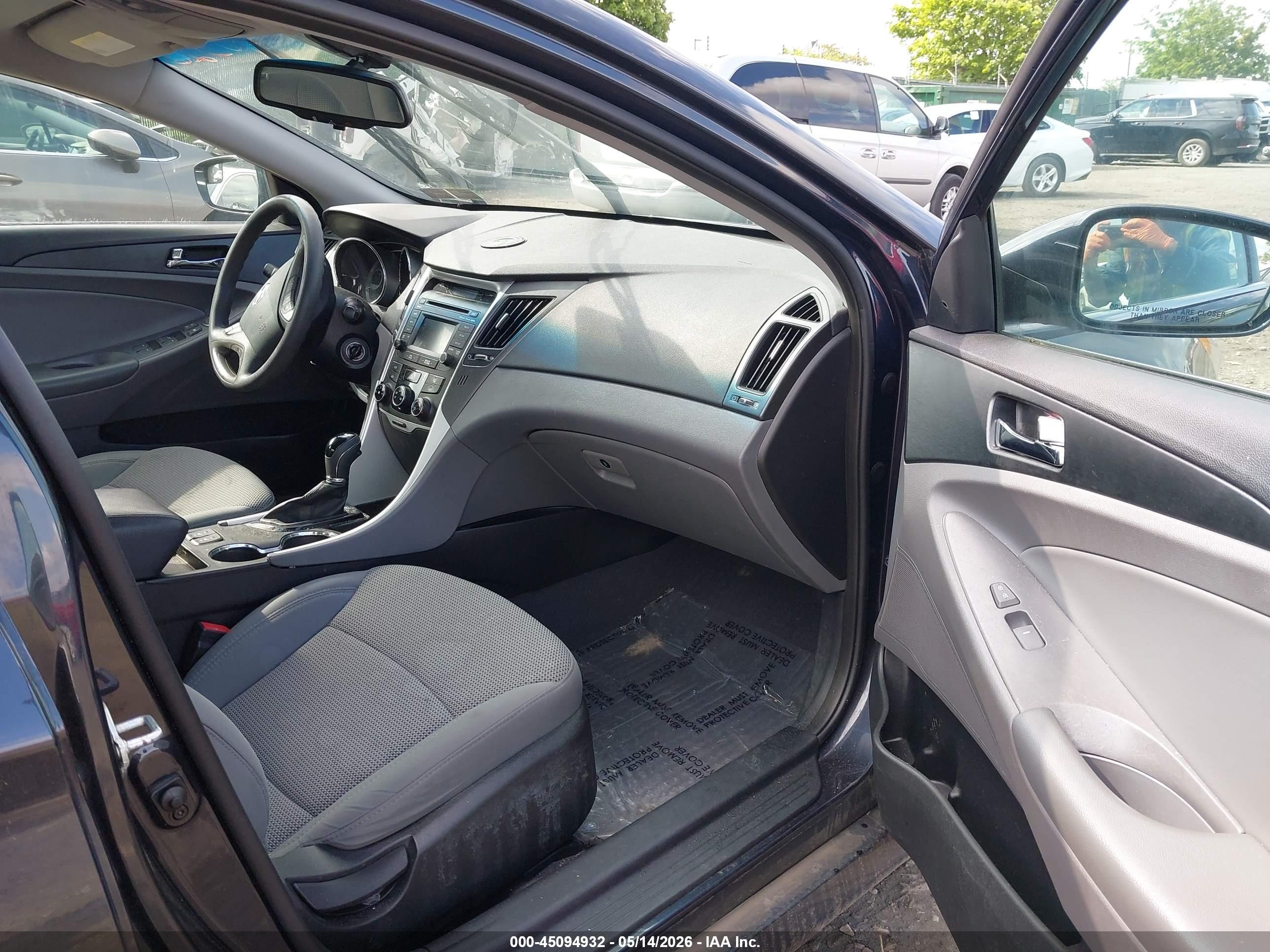 2014 Hyundai Sonata Gls Gray vin: 5NPEB4AC9EH905251