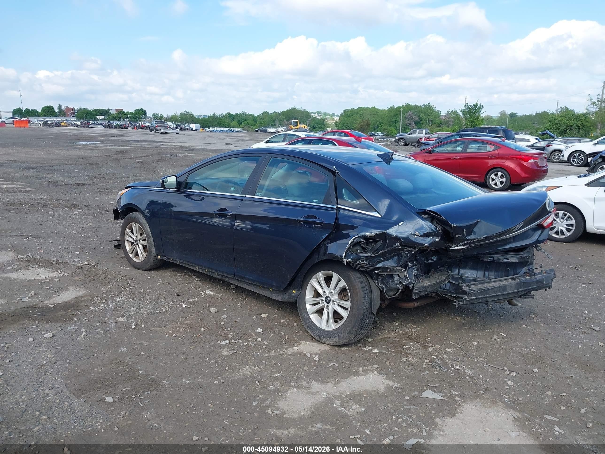 2014 Hyundai Sonata Gls Gray vin: 5NPEB4AC9EH905251