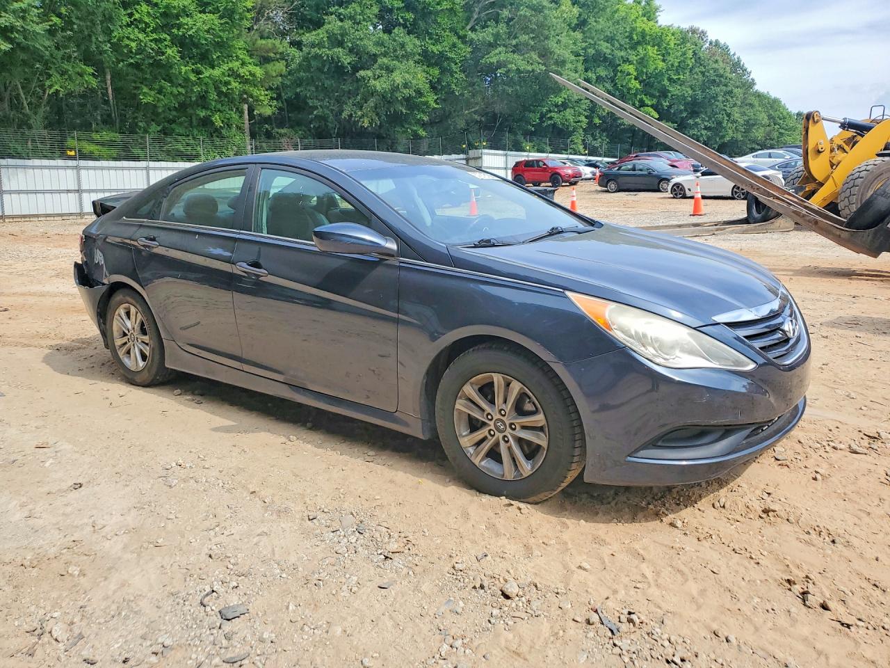 2014 Hyundai Sonata Gls Gray vin: 5NPEB4AC9EH908988