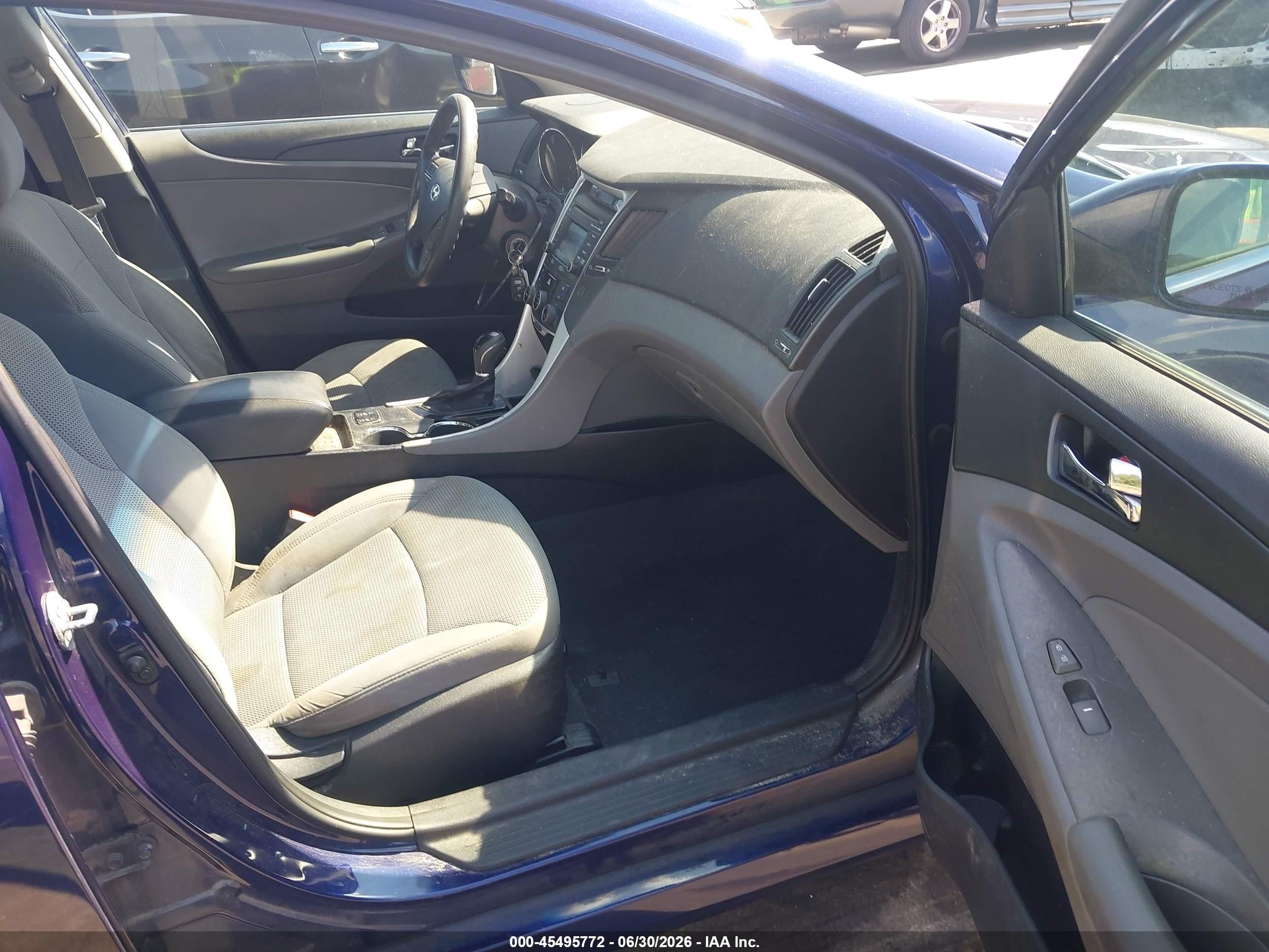 2014 Hyundai Sonata Gls Blue vin: 5NPEB4AC9EH910157