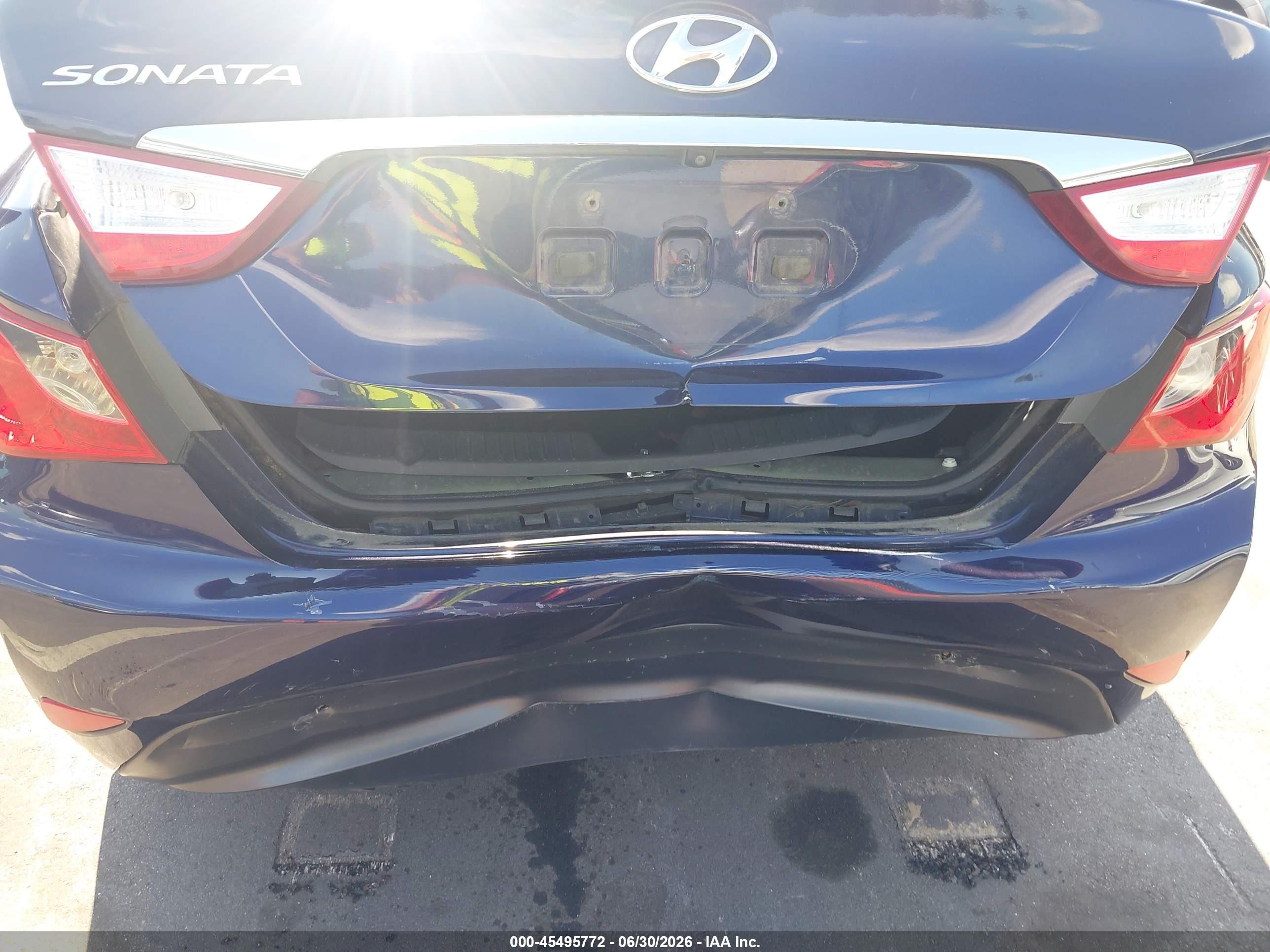 2014 Hyundai Sonata Gls Blue vin: 5NPEB4AC9EH910157