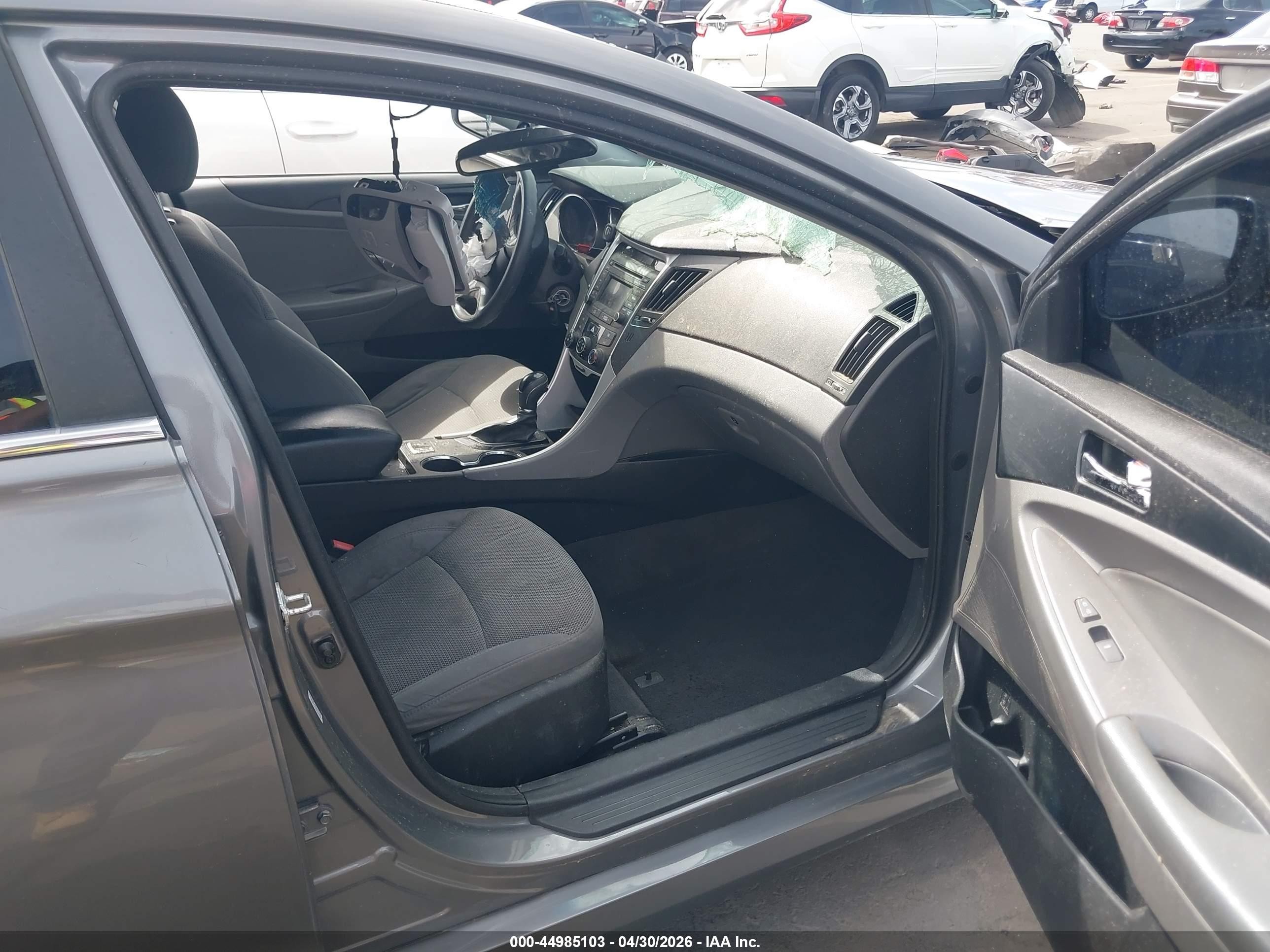 2014 Hyundai Sonata Gls Gray vin: 5NPEB4AC9EH914130