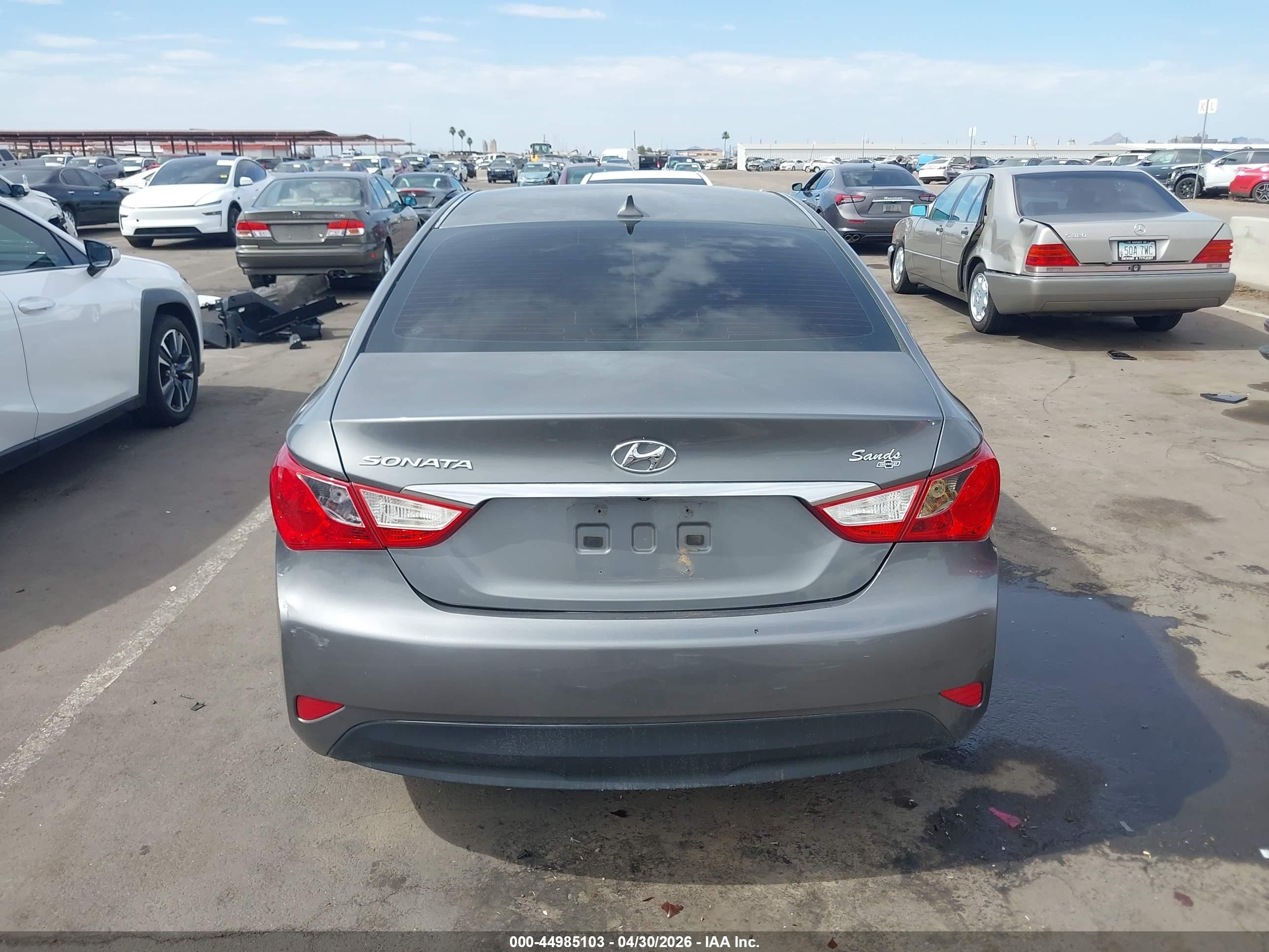 2014 Hyundai Sonata Gls Gray vin: 5NPEB4AC9EH914130
