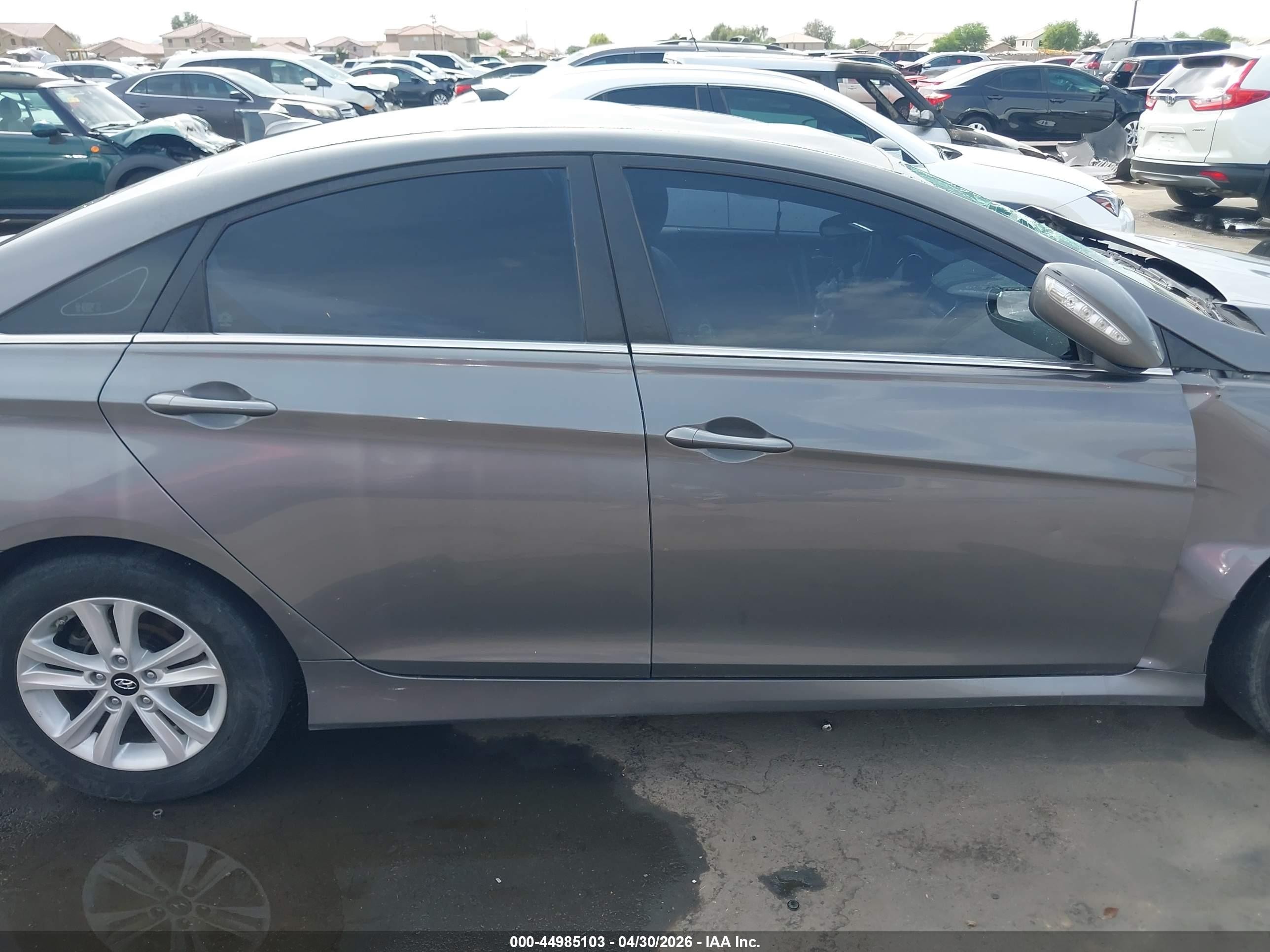 2014 Hyundai Sonata Gls Gray vin: 5NPEB4AC9EH914130