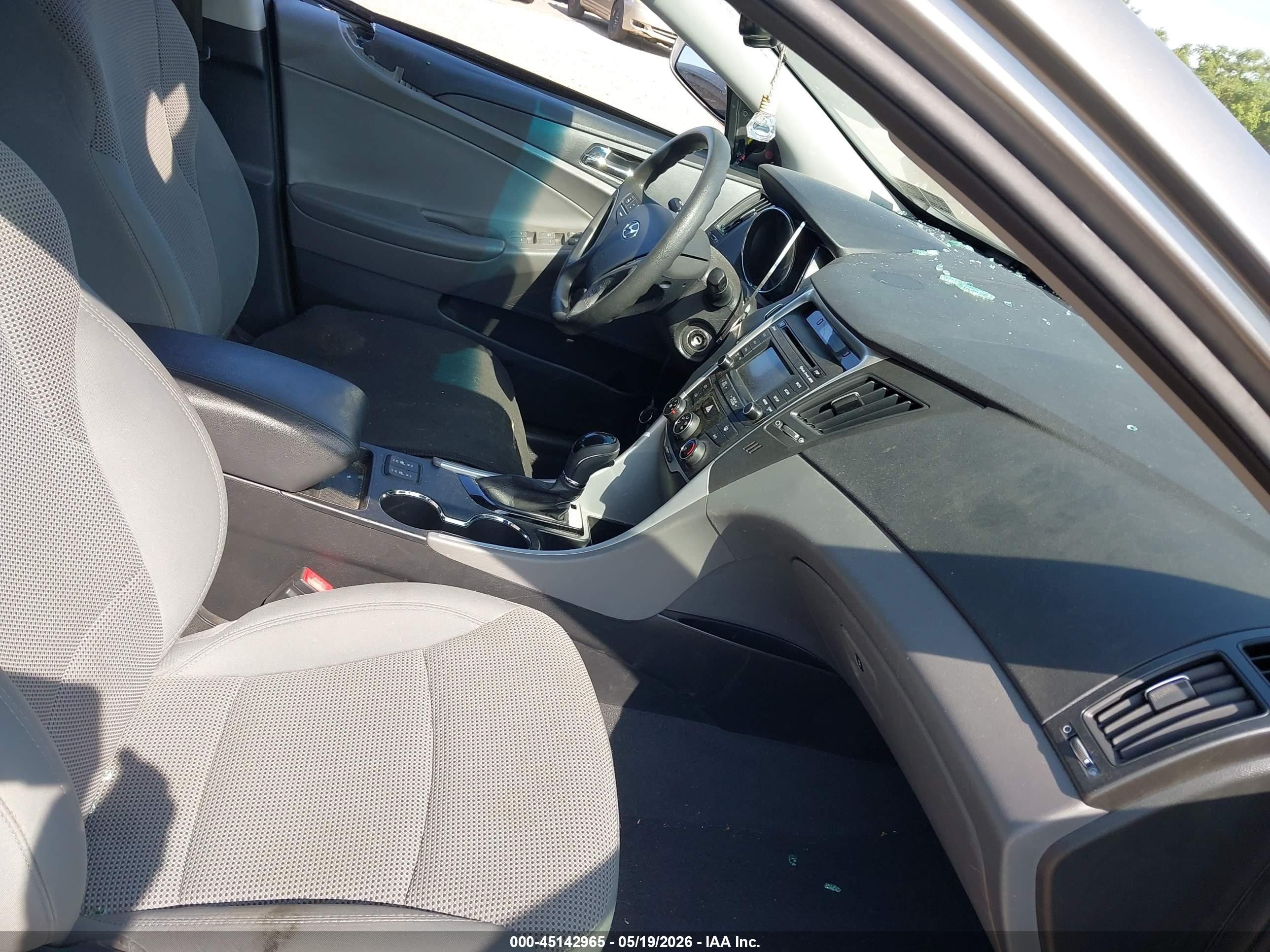 2014 Hyundai Sonata Gls Gray vin: 5NPEB4AC9EH921790