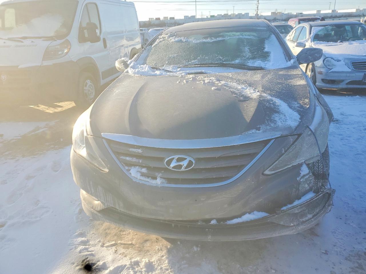 2014 Hyundai Sonata Gls Gray vin: 5NPEB4AC9EH924267